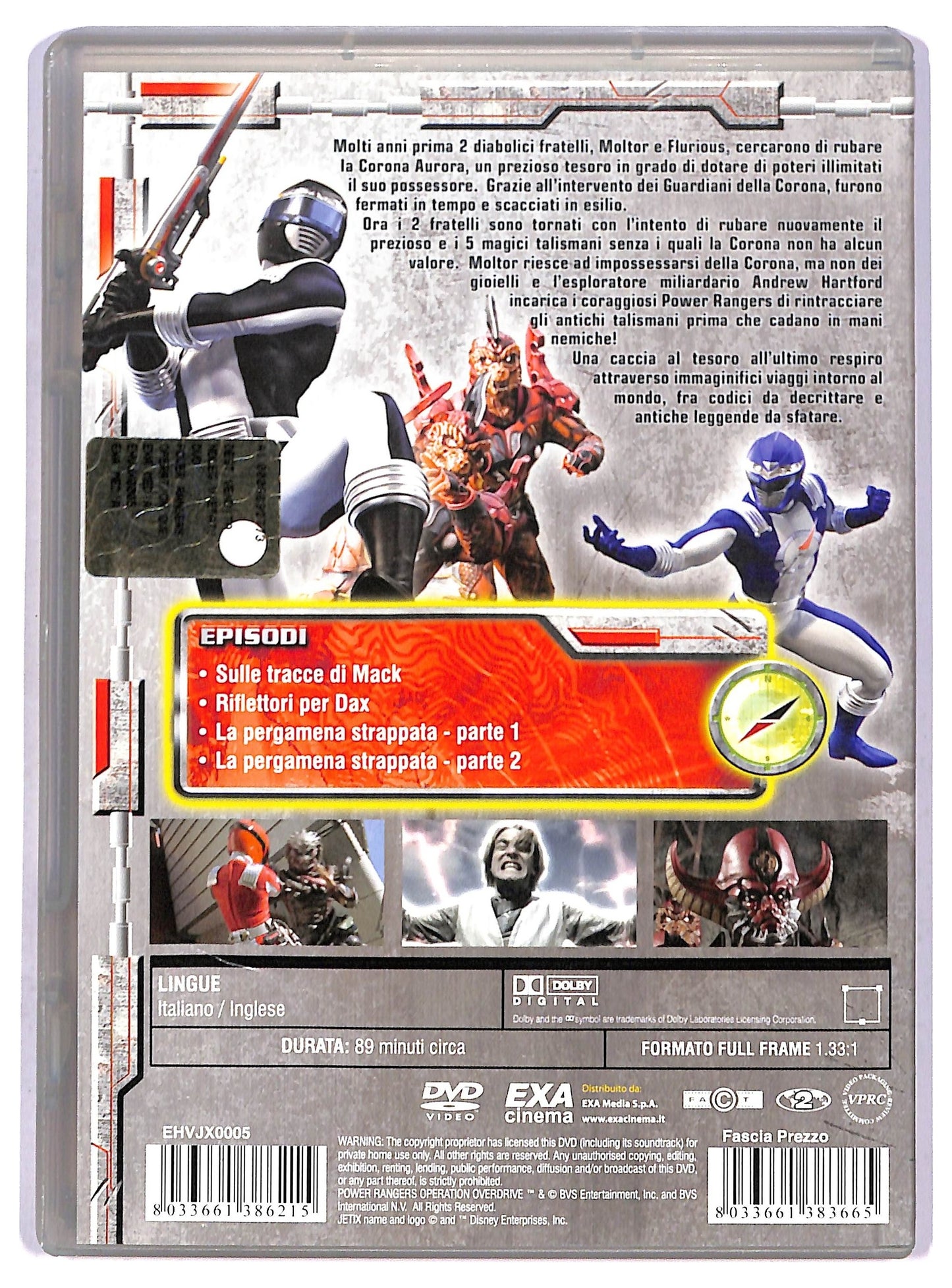 EBOND Power Rangers Operation Overdrive Vol. 3 DVD D790317