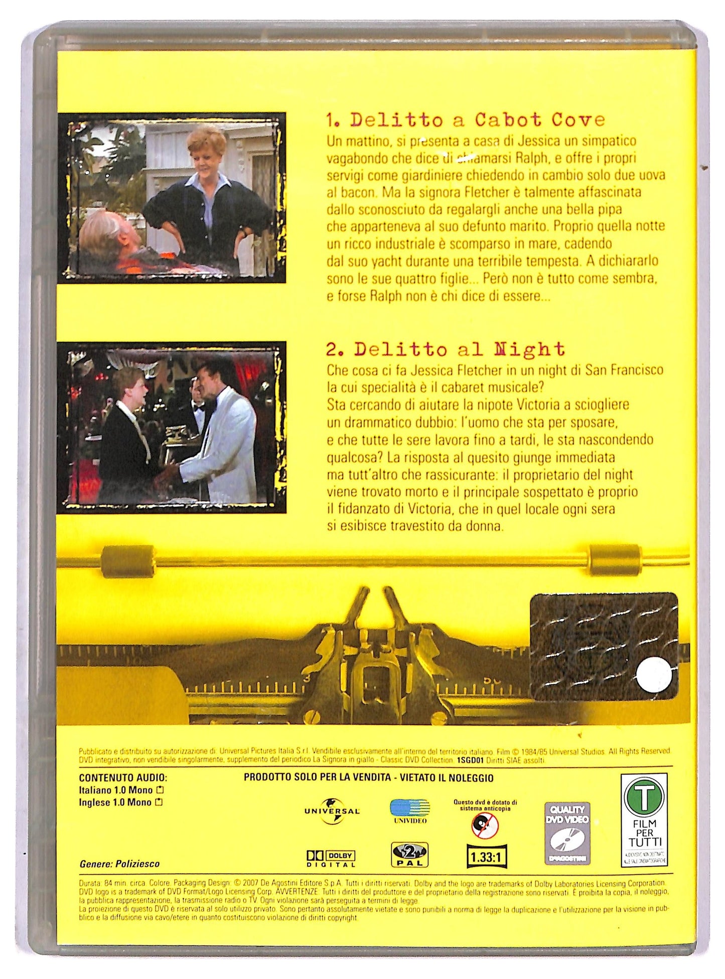EBOND La signora in giallo stagione 1 episodi 1 - 2 EDITORIALE DVD D790325