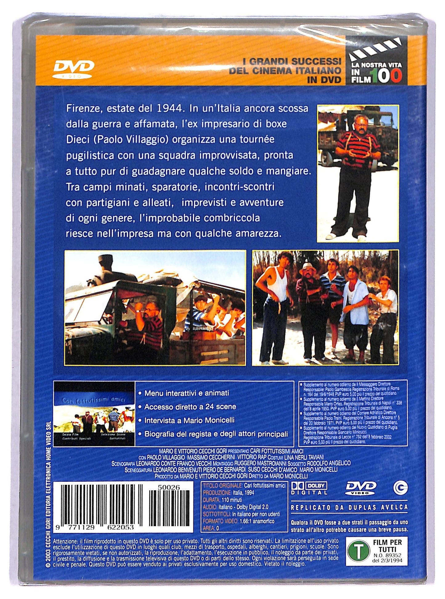 EBOND Cari fottutissimi amici EDITORIALE DVD D790330
