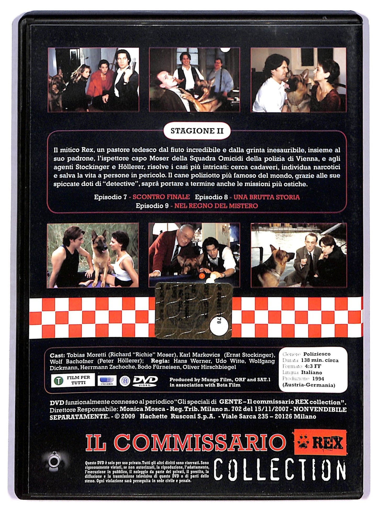 EBOND Il commissario rex stagione 2 episodi 7 - 9 EDITORIALE DVD D790345