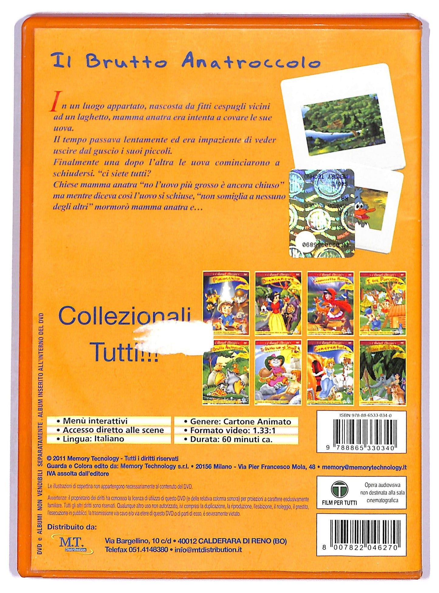 EBOND Il brutto Anatroccolo DVD EDITORIALE D790459
