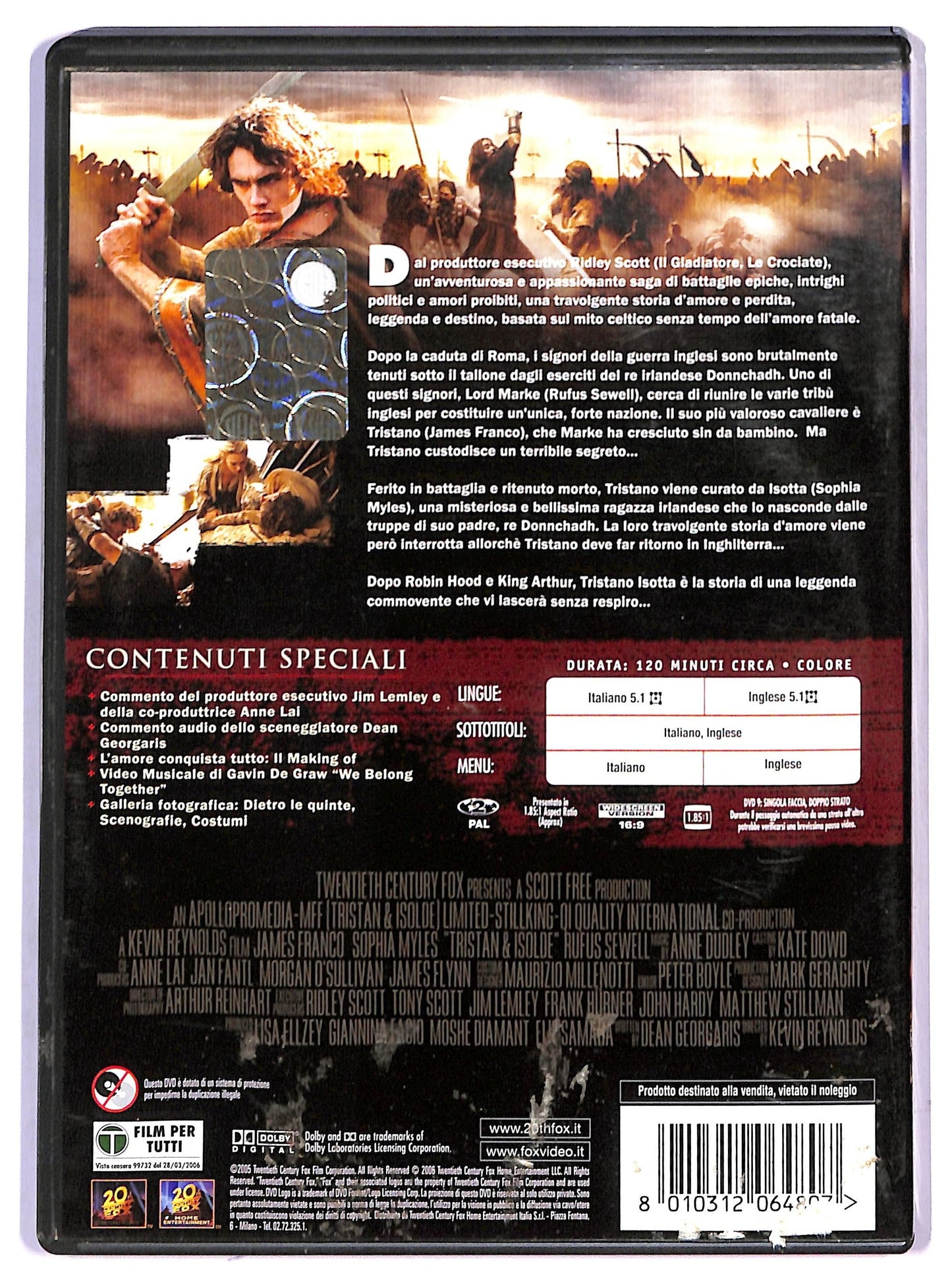 EBOND Tristano E Isotta DVD D790524