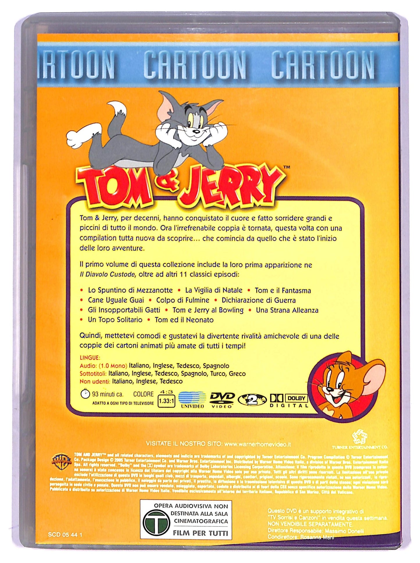 EBOND Tom & Jerry Classic Collection - Una strana alleanza EDITORIA DVD D790529