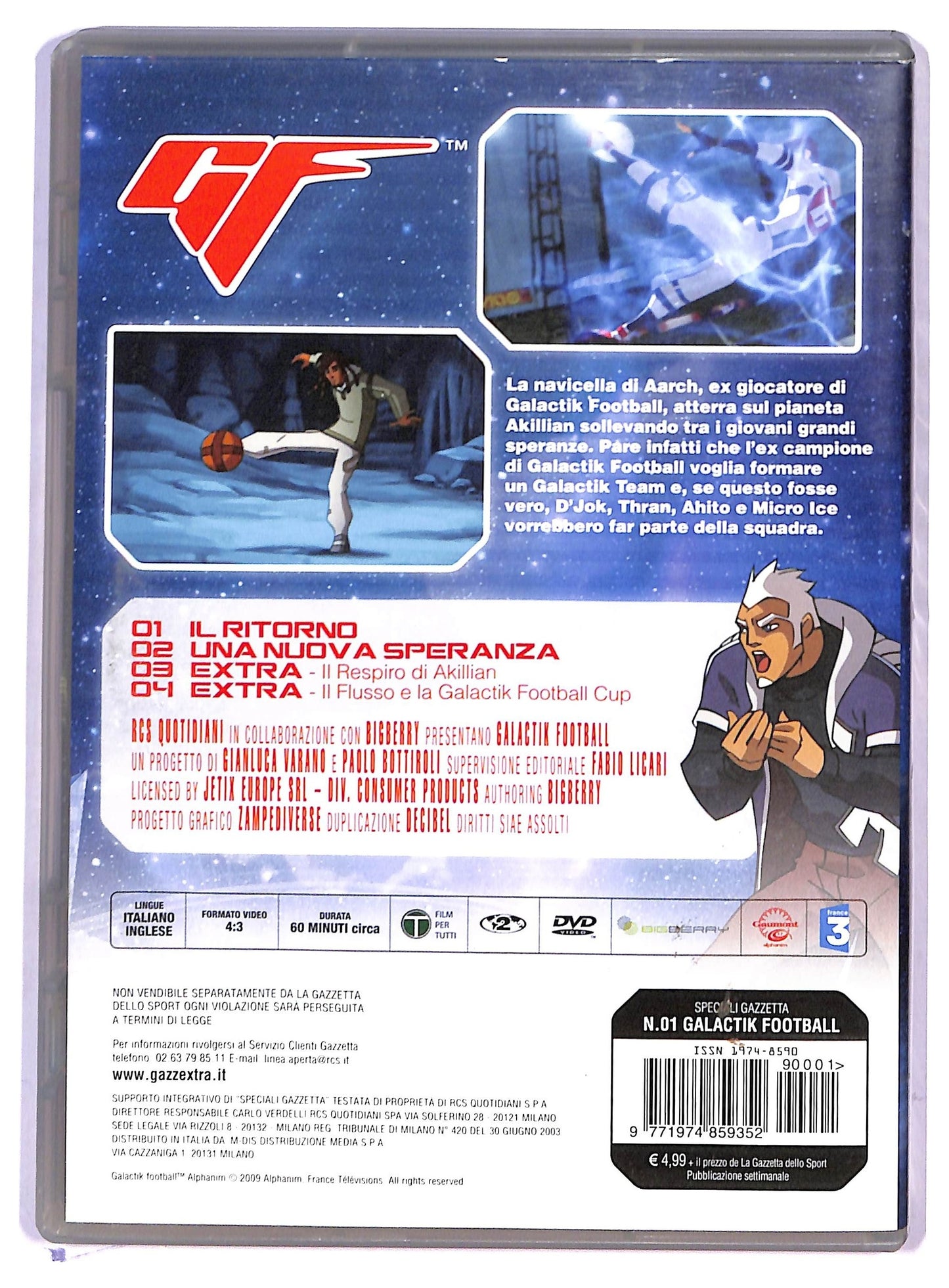 EBOND Galactik Football 01 IL Ritorno EDITORIALE DVD D790536
