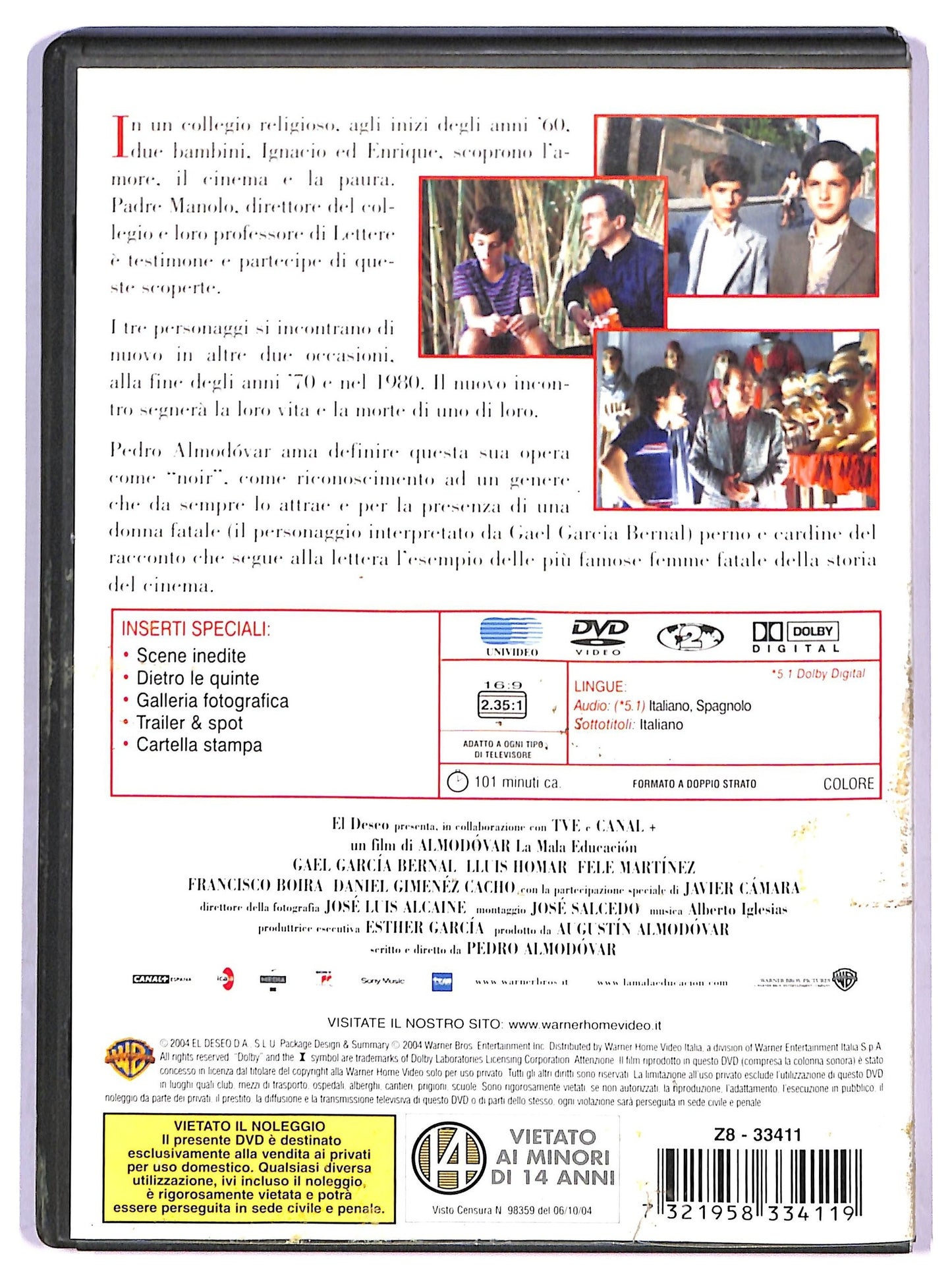 EBOND La Mala Educacion DVD Editoriale D790547