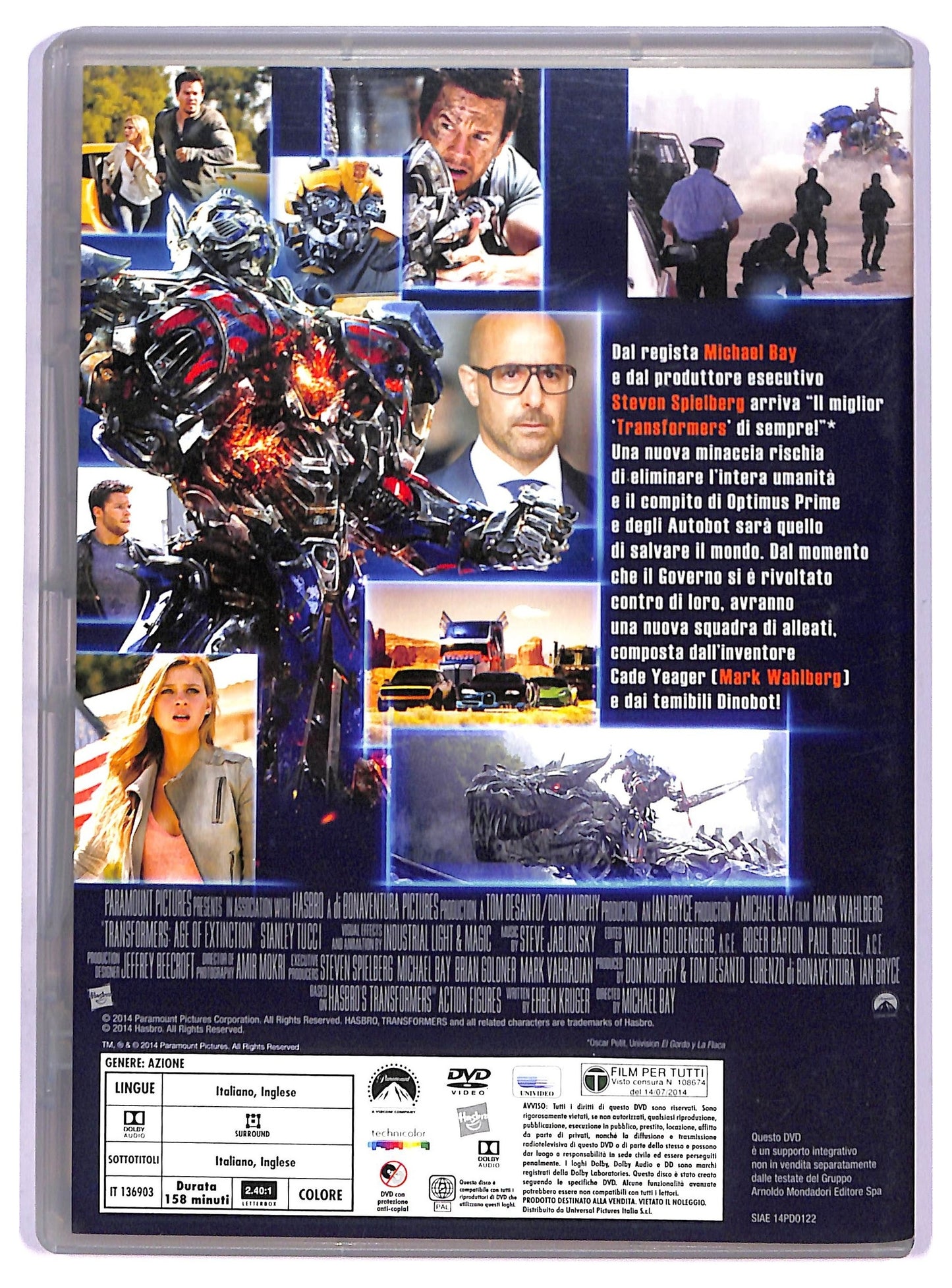 EBOND Transformers 4 - L'era dell'estinzione EDITORIALE DVD D790613