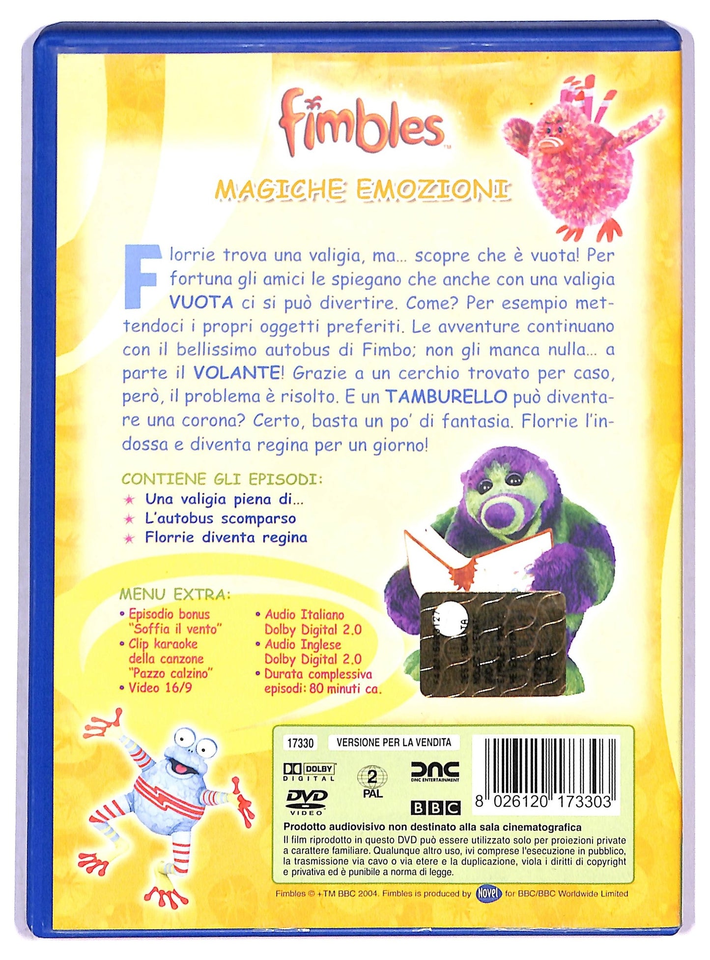 EBOND Fimbles Magiche Emozioni DVD D790712