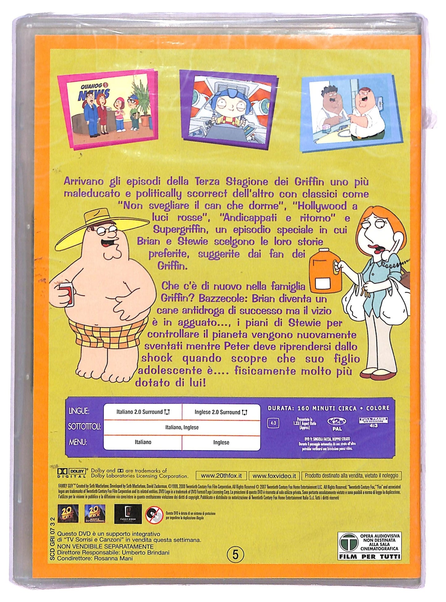 EBOND I Griffin Stagione Tre EDITORIALE DVD D790736