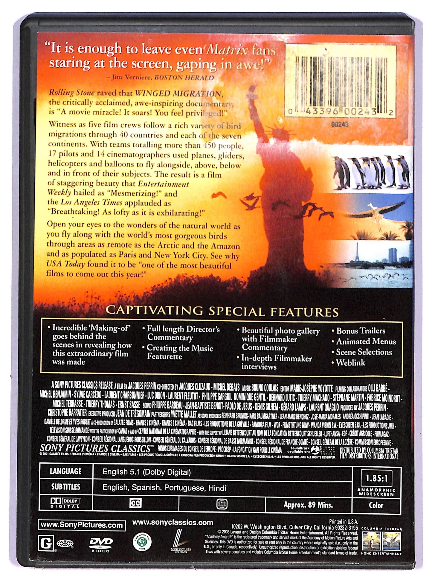EBOND Winged Migration - Special Edition DVD D790755
