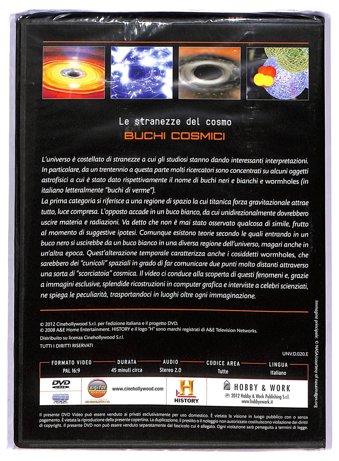 EBOND Buchi cosmici - Spazio History - Le stranezze del cosmo - Editoriale Hobby & Work DVD D790835