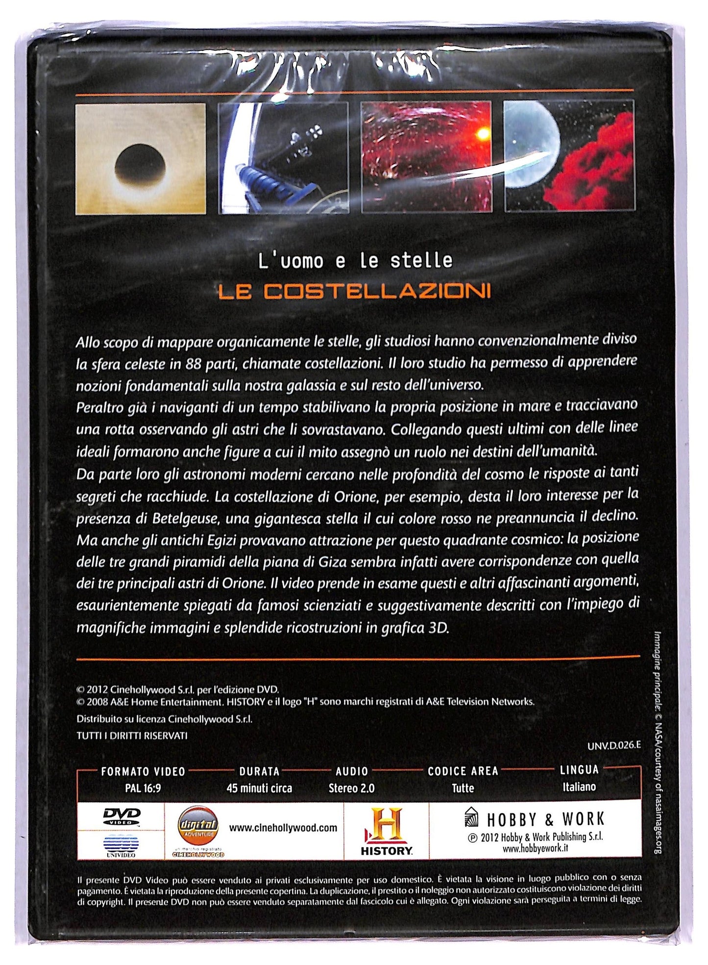 EBOND Spazio History - L'uomo e Le Stelle - Le Costellazioni DVD D790839