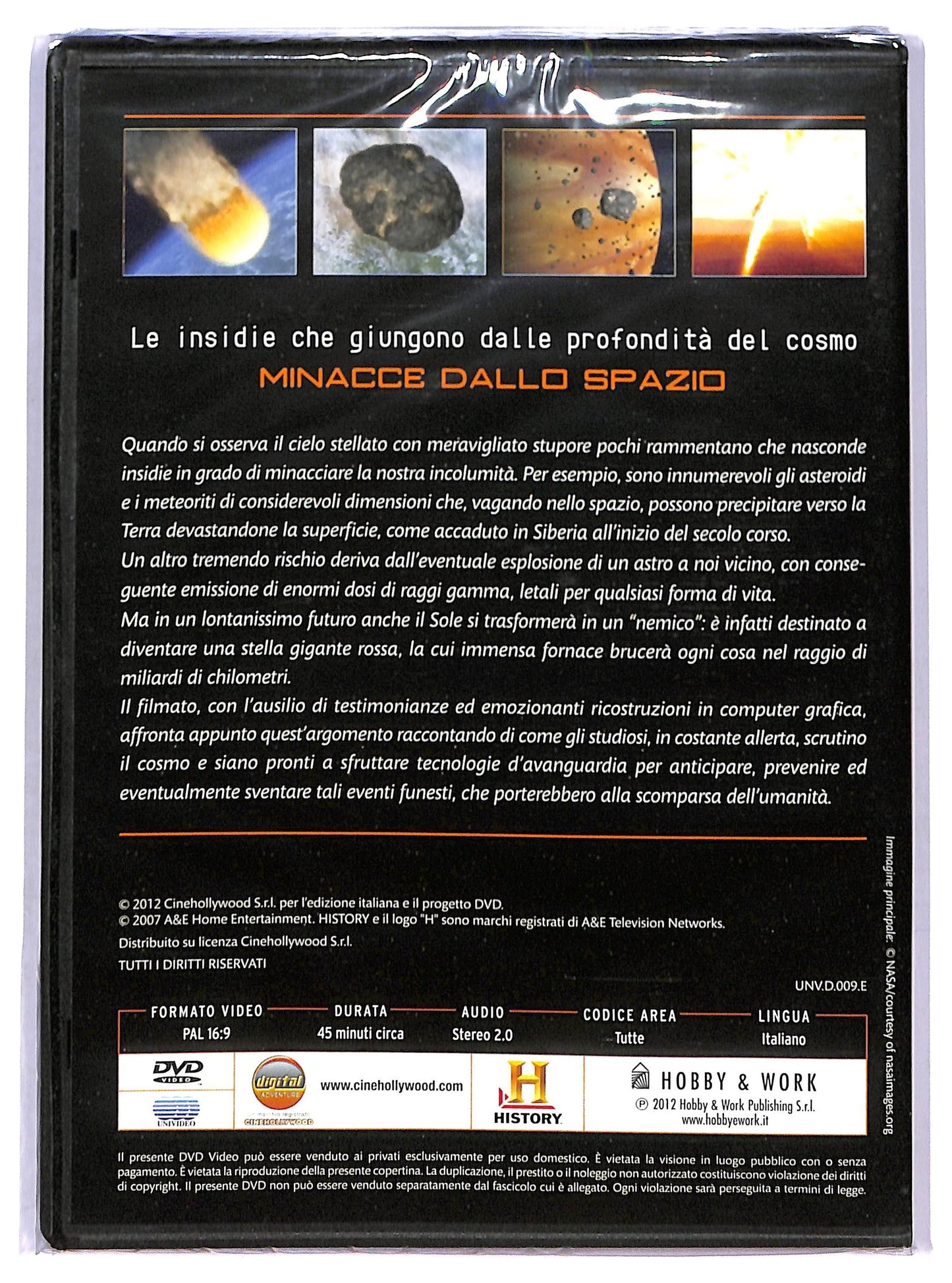 EBOND Spazio - Minacce dallo Spazio EDITORIALE DVD D790922