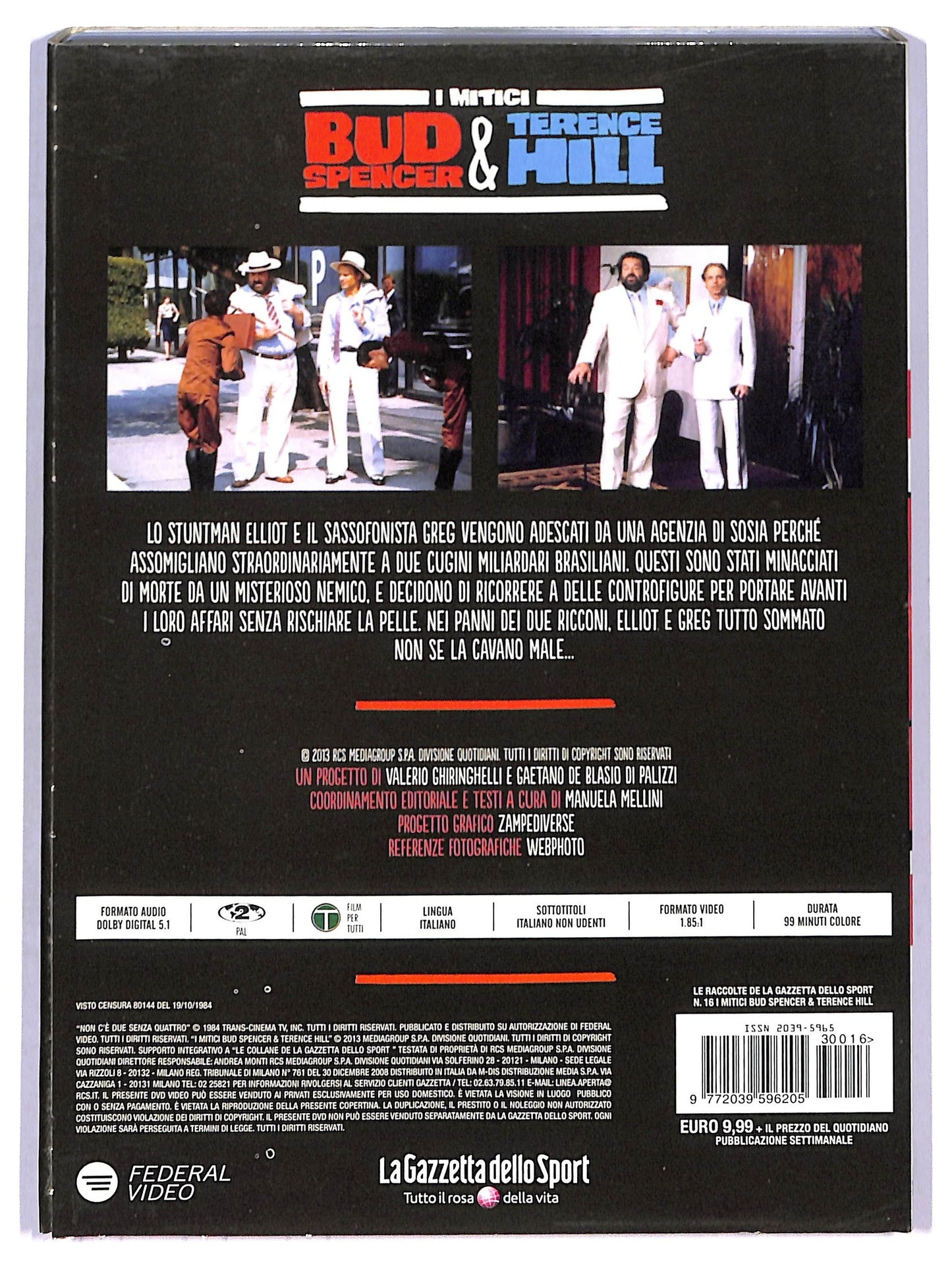 EBOND Non C'e Due Senza Quattro EDITORIALE DVD D790925