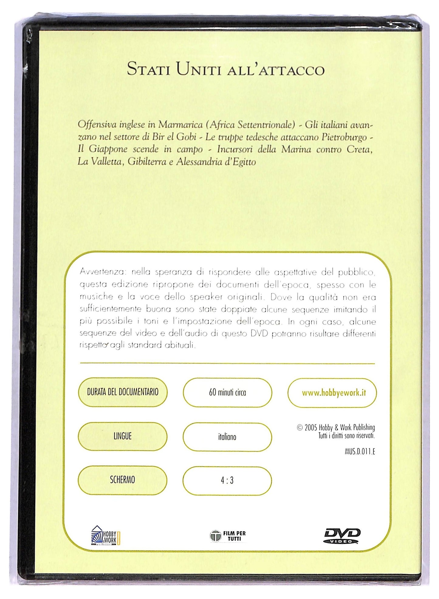 EBOND Stati Uniti all'attacco DVD D790952