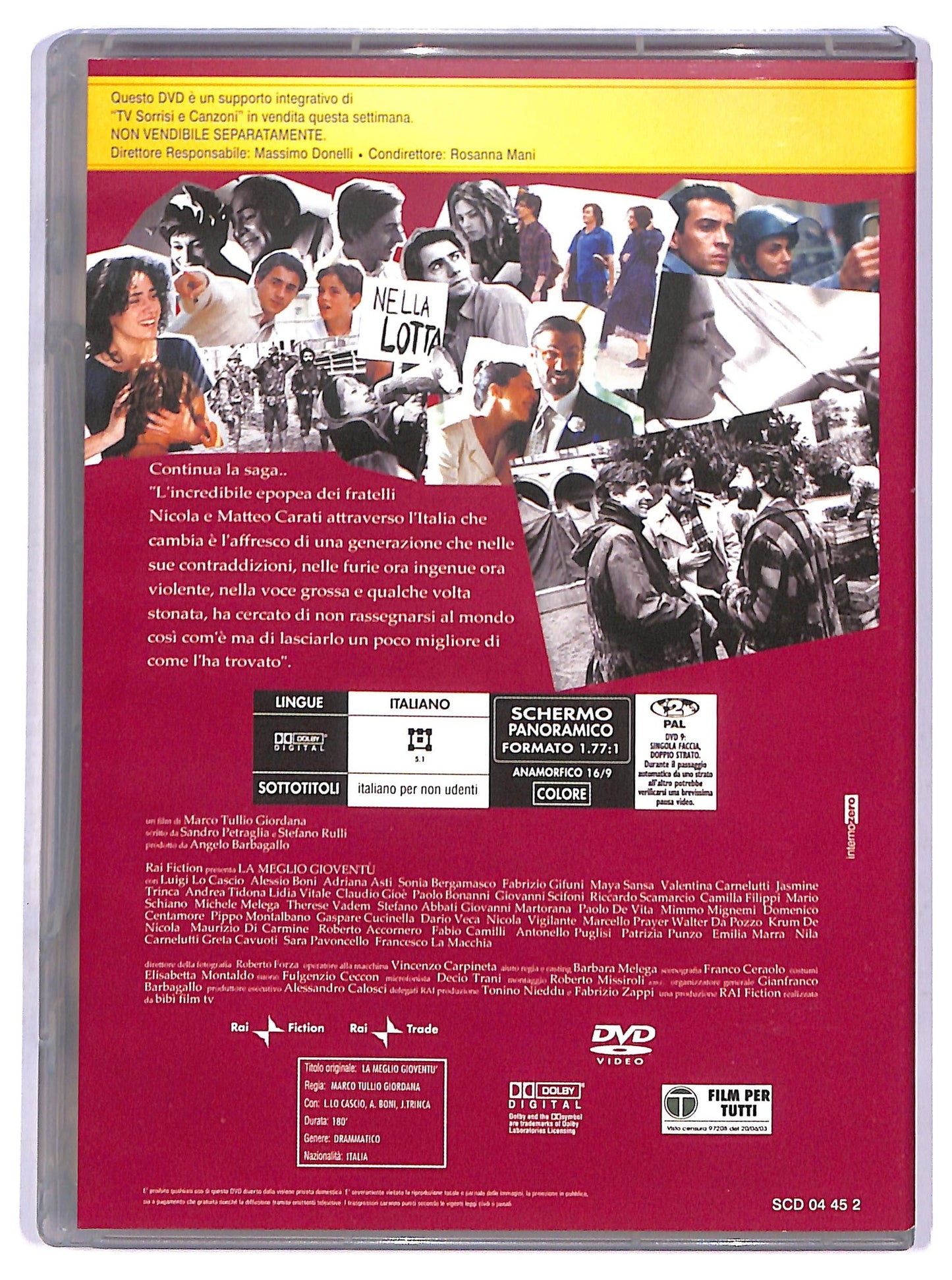 EBOND La Meglio Gioventu Atto II EDITORIALE DVD D791018