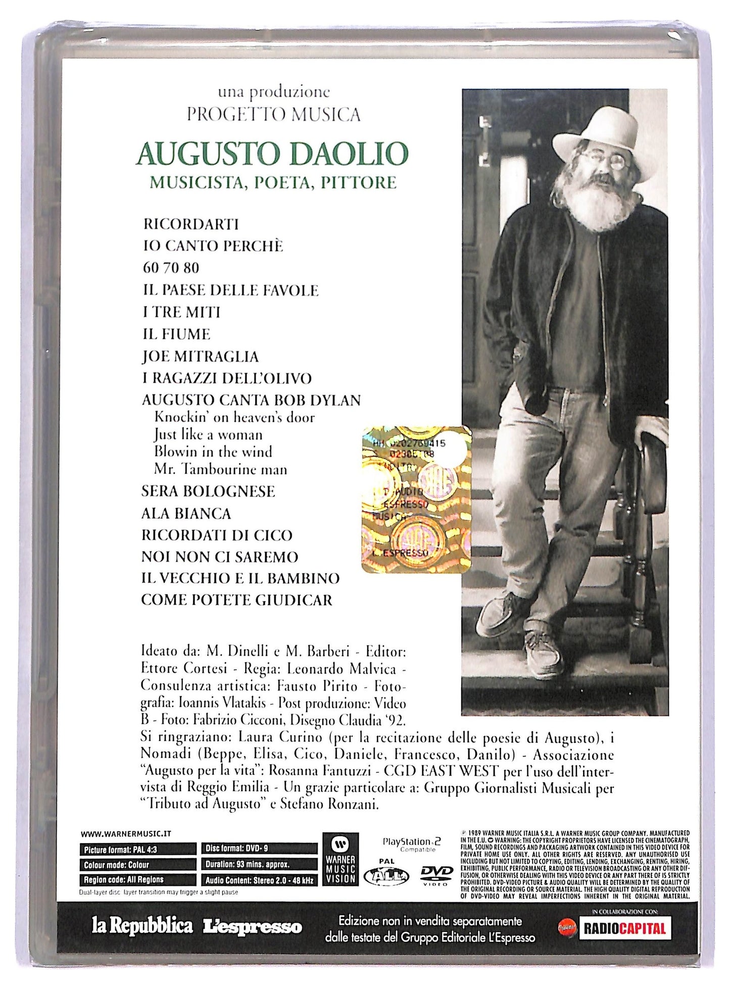 EBOND Augusto Daolio:musicista,poeta,pittore DVD D791022