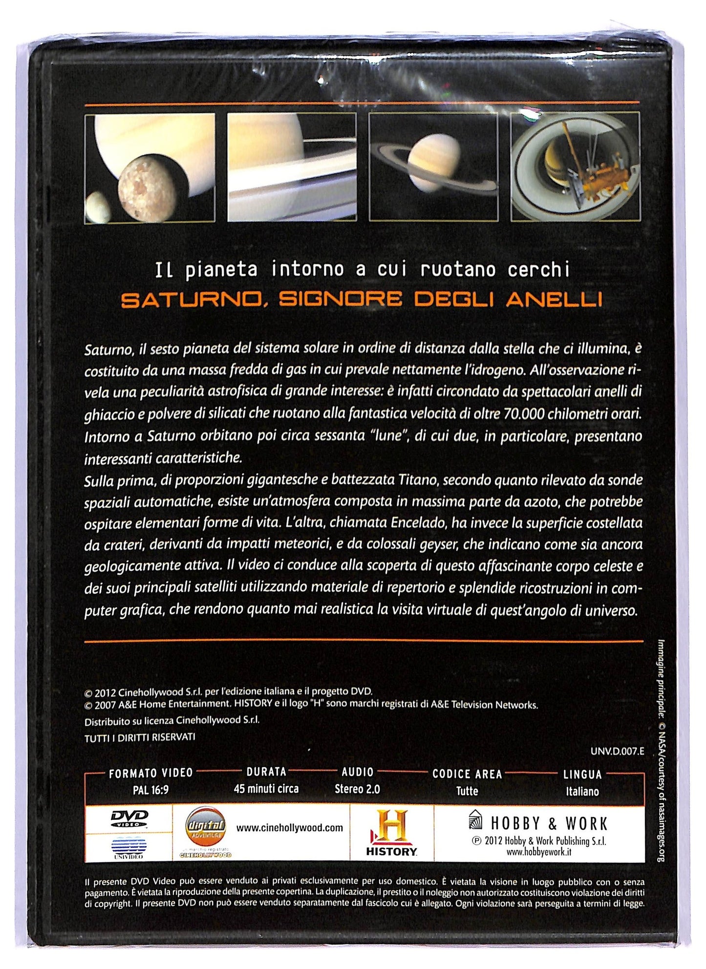 EBOND Spazio Saturno Sugnore degli anelli EDITORIALE DVD D791051