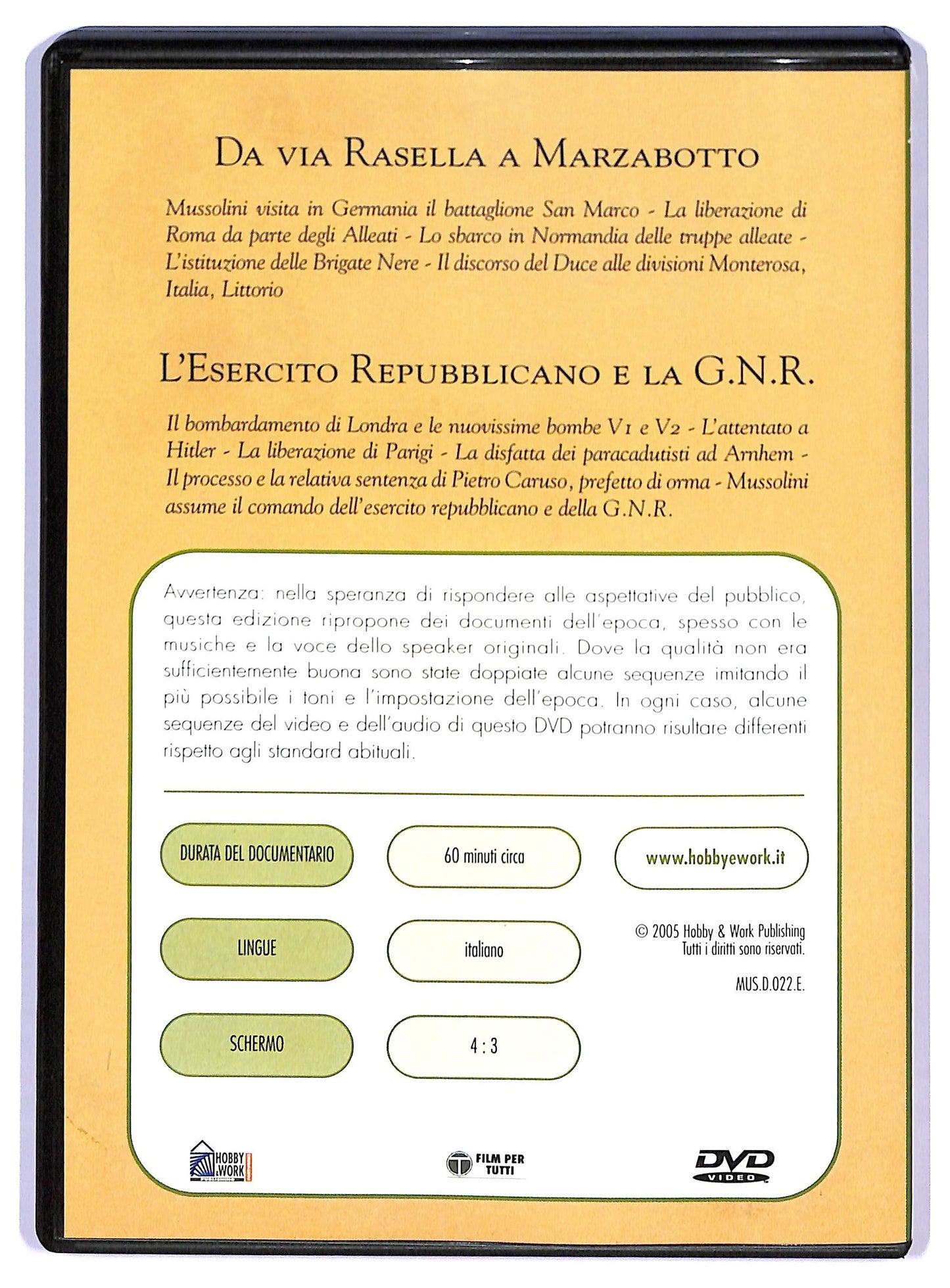 EBOND Mussolini e il fascismo Da via Rasella a Marzabotto EDITORIALE DVD D791059