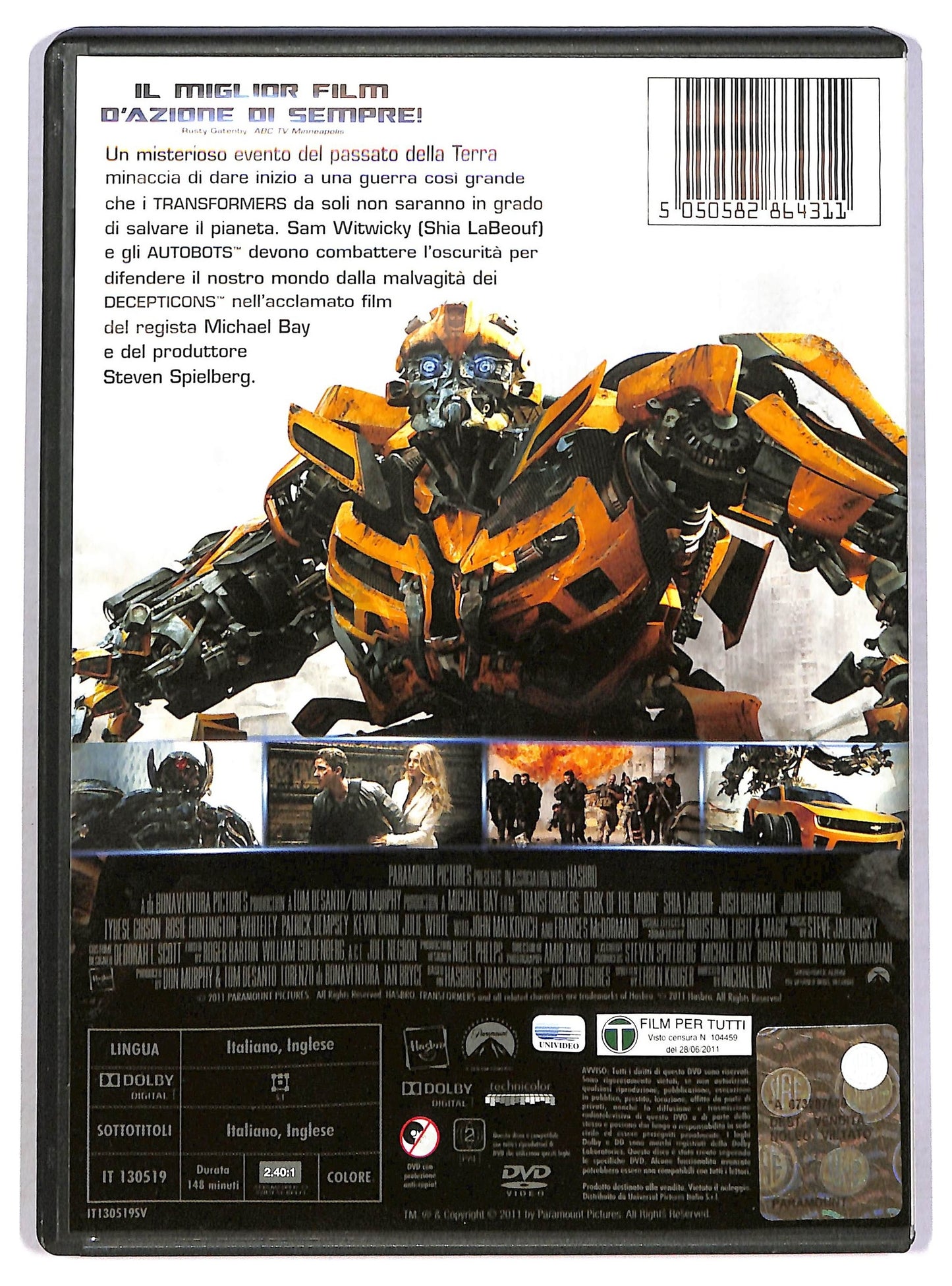 EBOND Transformers 3 DVD D791133
