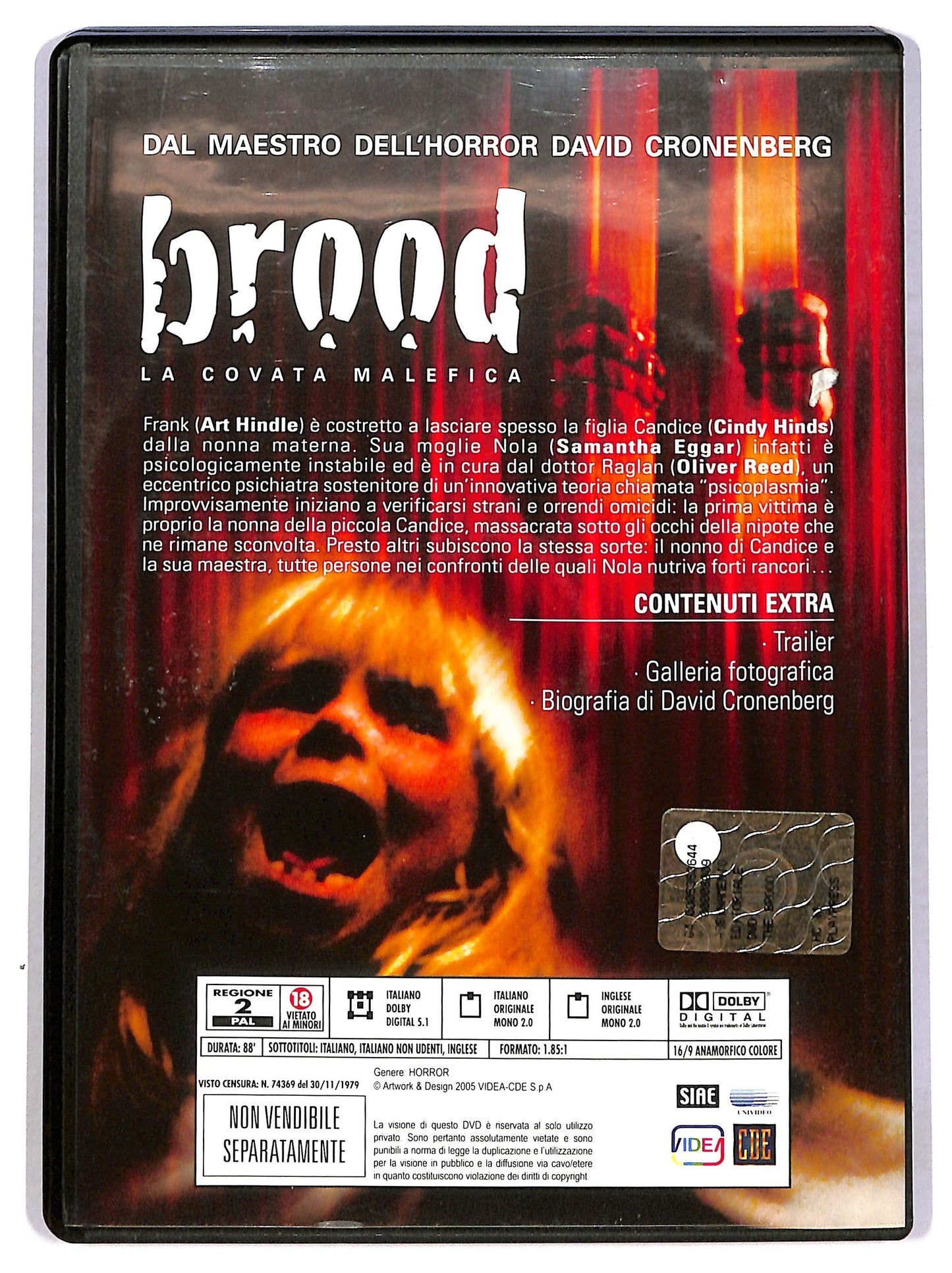 EBOND Brood La covata malefica EDITORIALE DVD D791153