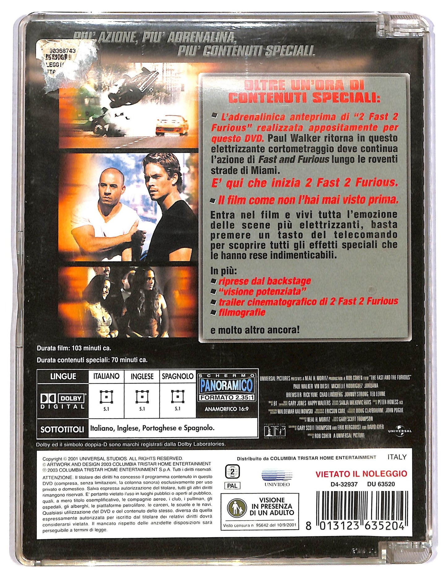 EBOND fast and furious - hot edition SJB DVD D791204