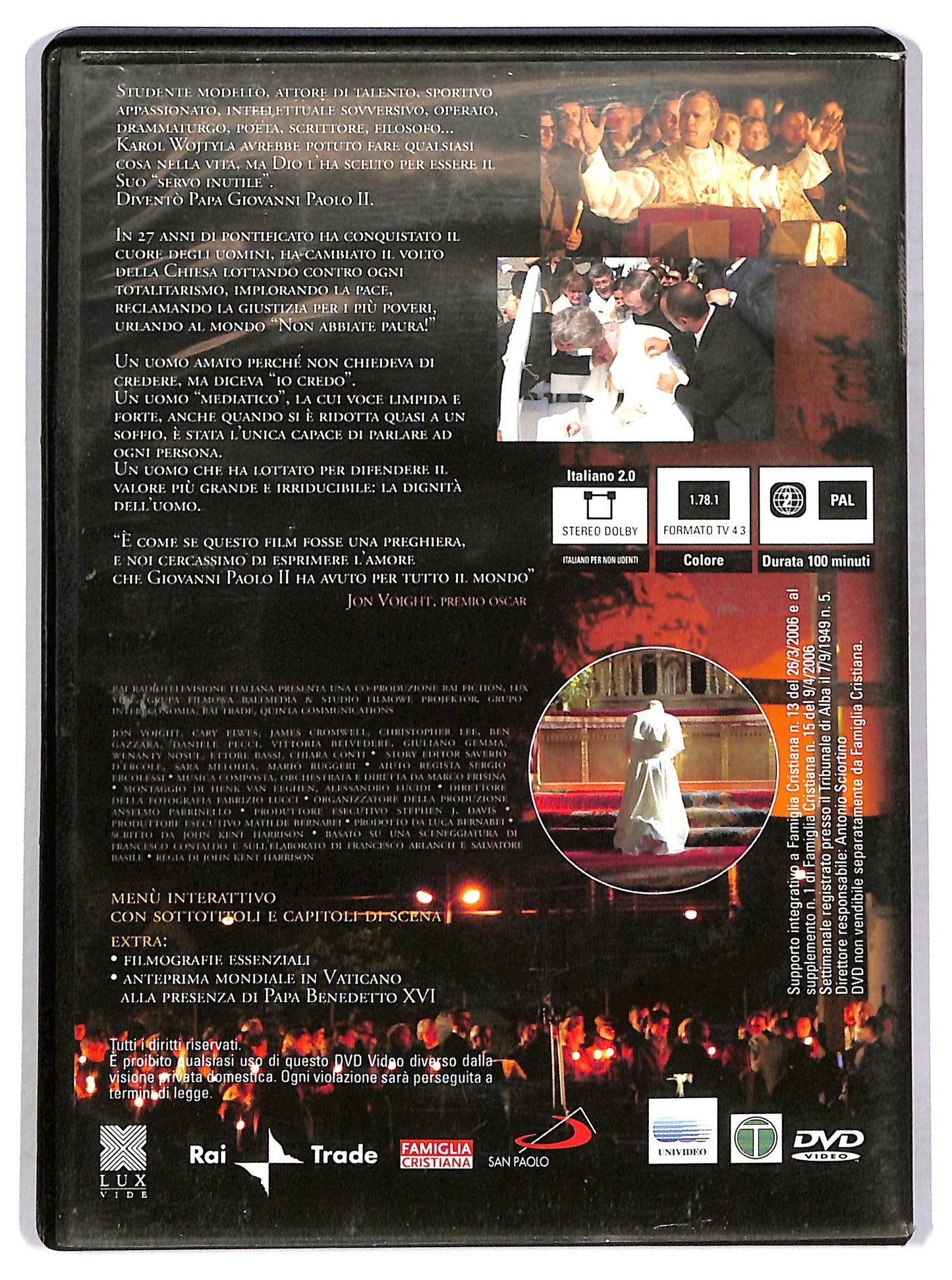 EBOND Giovanni Paolo II prima parte EDITORIALE DVD D791215
