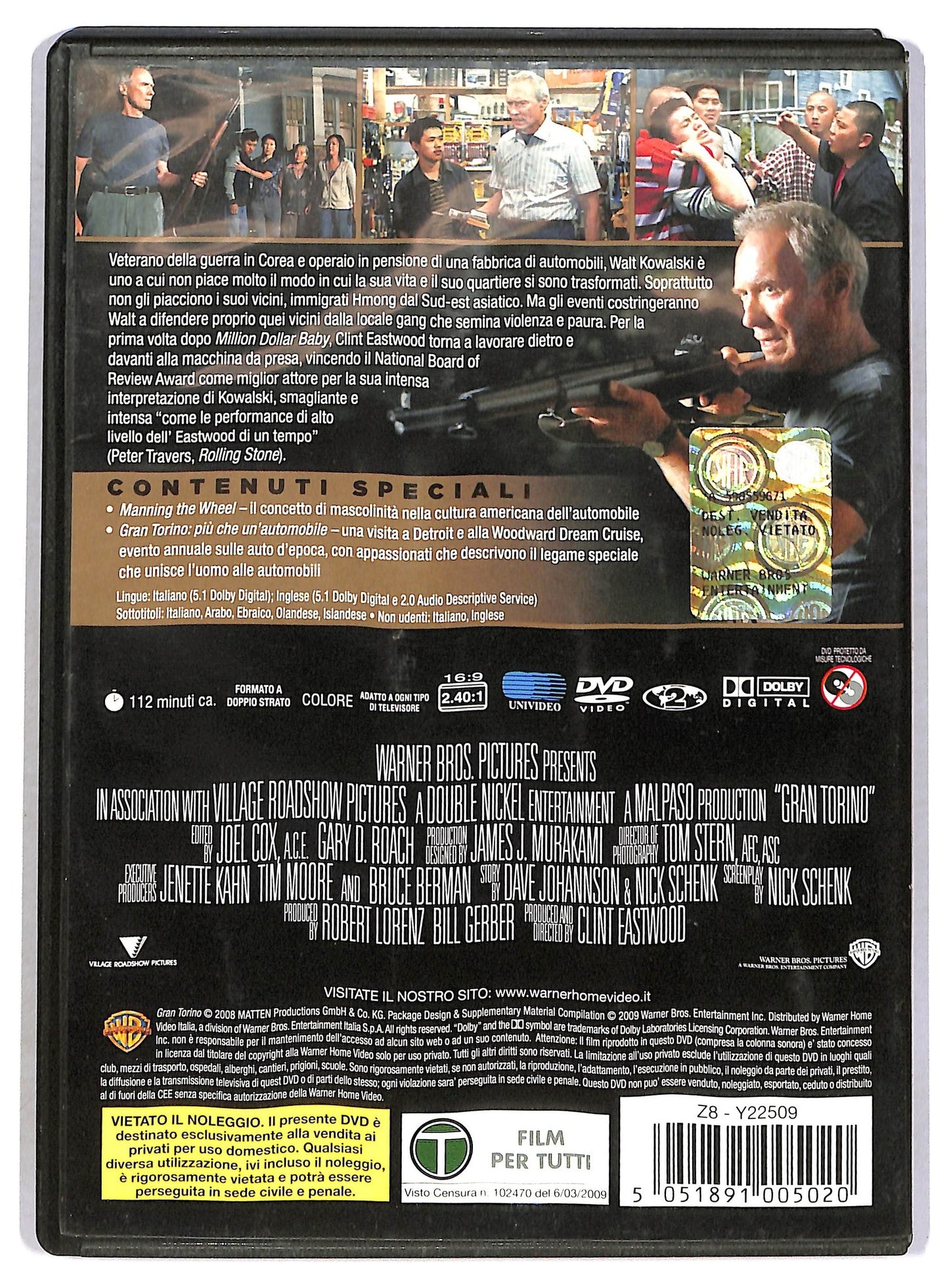 EBOND gran torino DVD D791222