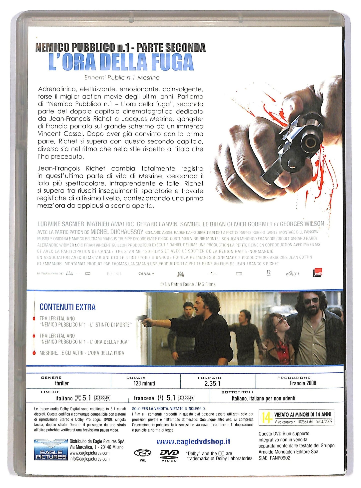 EBOND Nemico Pubblico N.1: Parte Seconda L'ora Della Fuga DVD Editoriale D791228