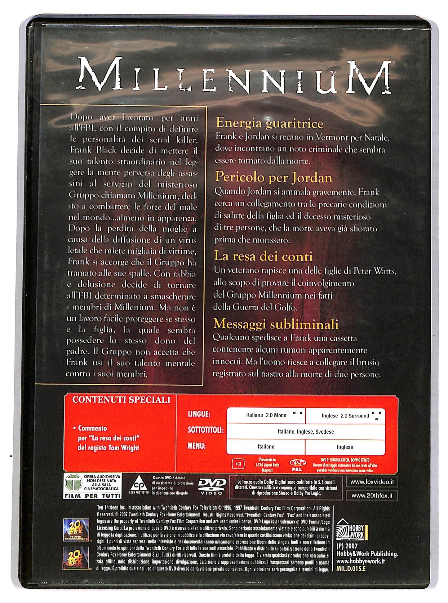 EBOND Millennium volume 15 EDITORIALE DVD D791241