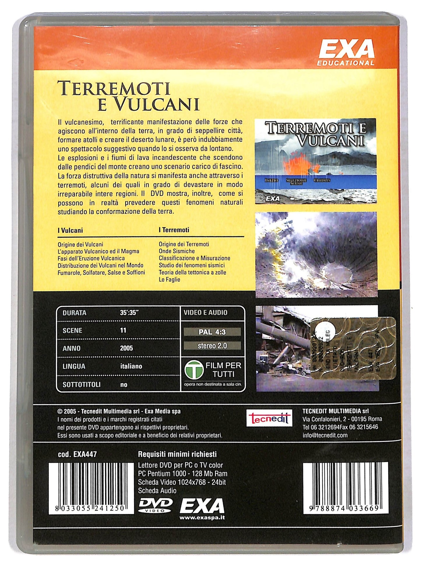 EBOND Terremoti e vulcani EDITORIALE DVD D791252