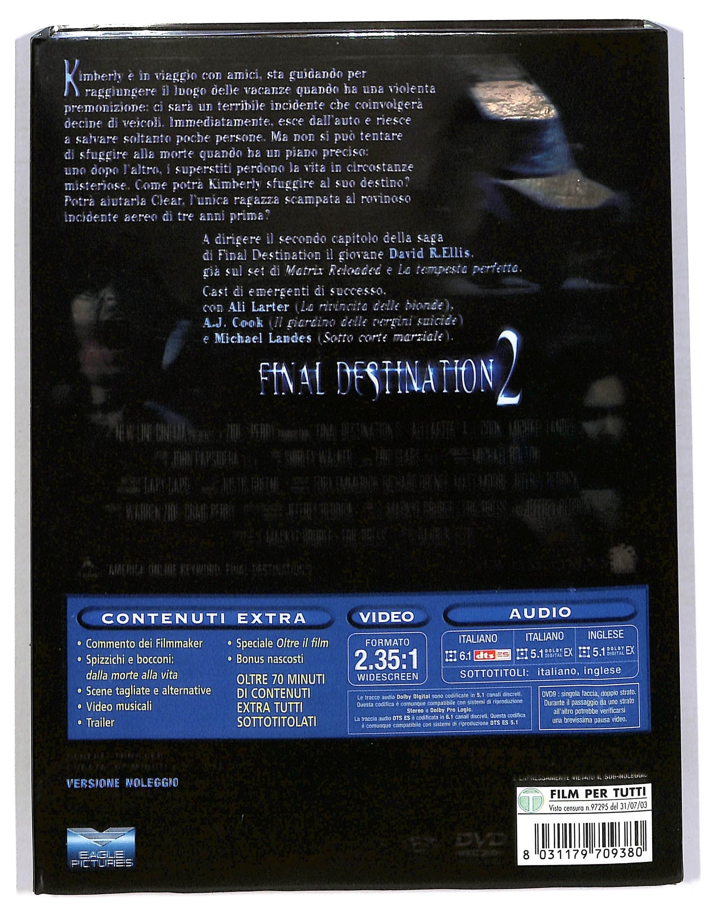 EBOND Final Destination 2 DIGIPACK DVD D791361