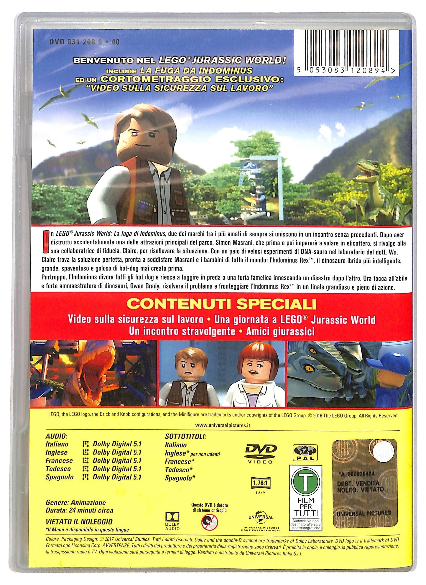 EBOND Jurassic World La Fuga di Indominus DVD D791413