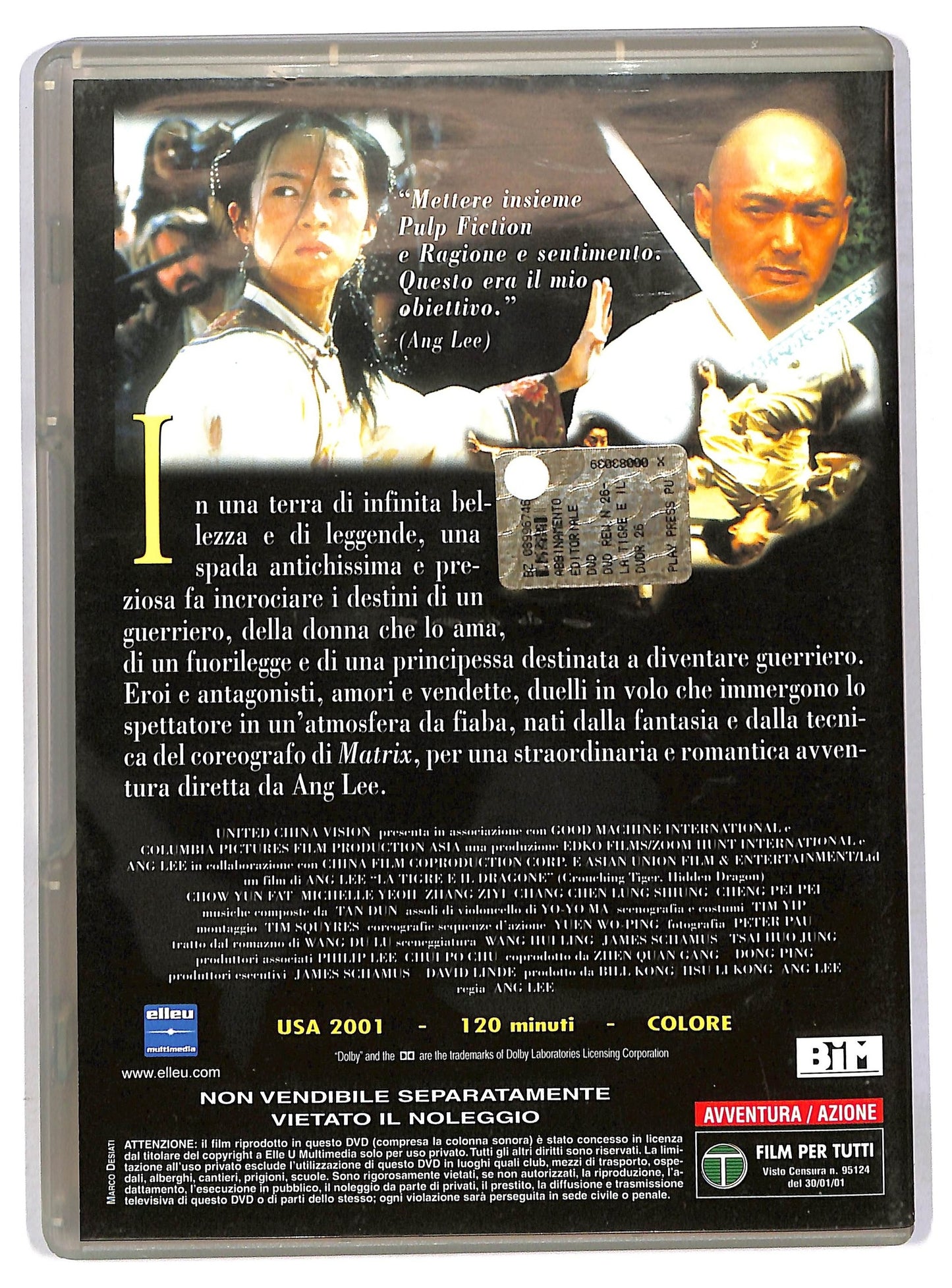 EBOND La Tigre e Il Dragone DVD D791518