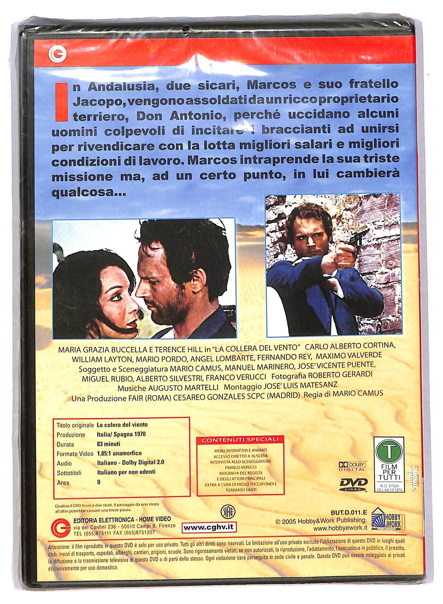 EBOND La collera del vento EDITORIALE DVD D791548