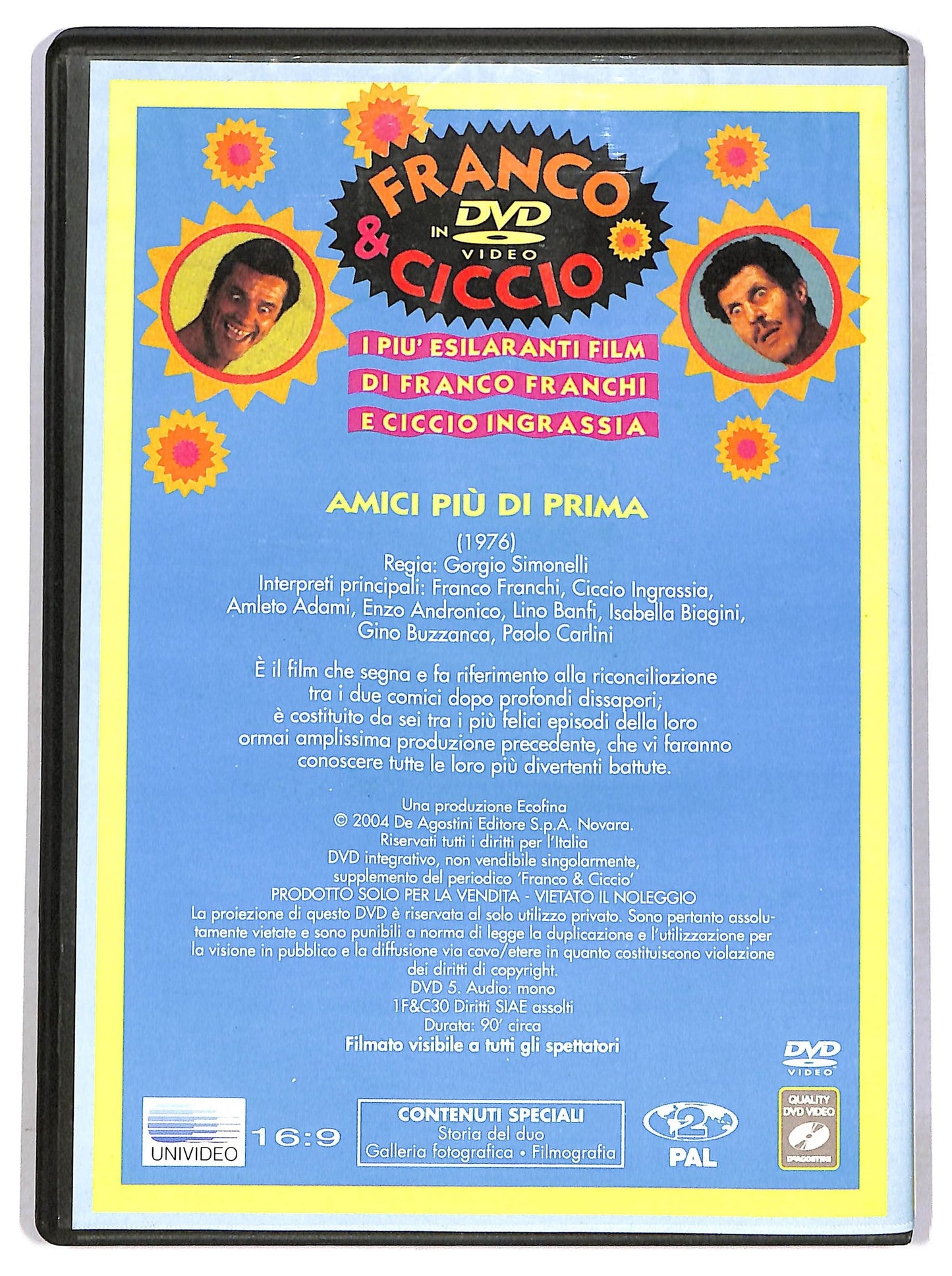 EBOND Franco e Ciccio Amici Piu Di Prima DVD Editoriale D791609
