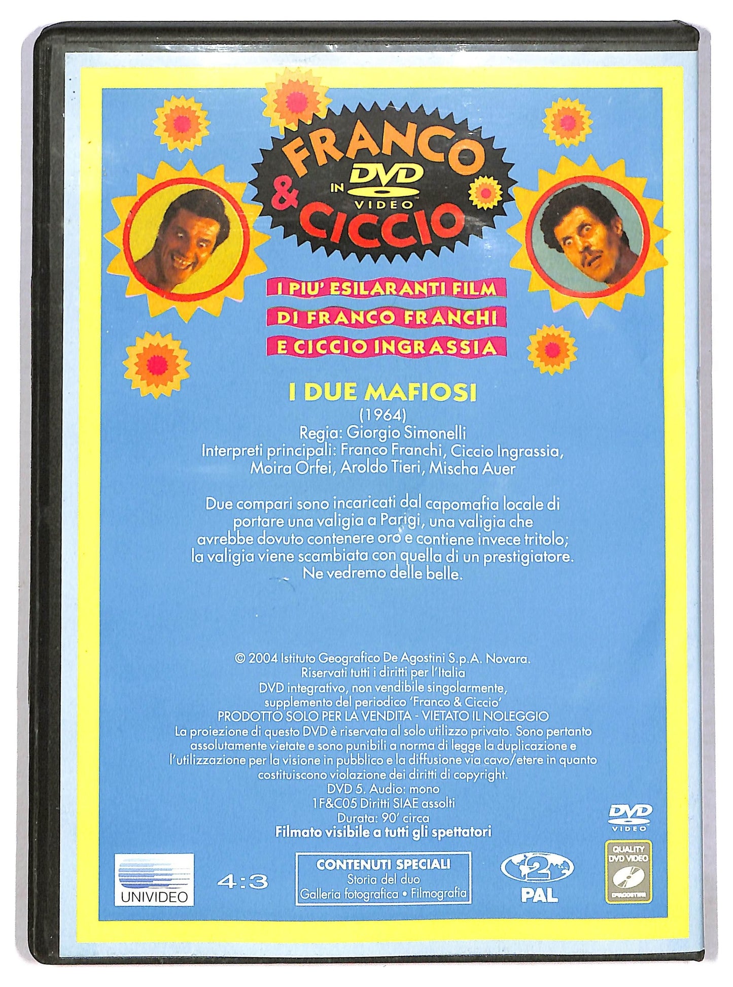 EBOND Franco e Ciccio - I due mafiosi EDITORIALE DVD D791610