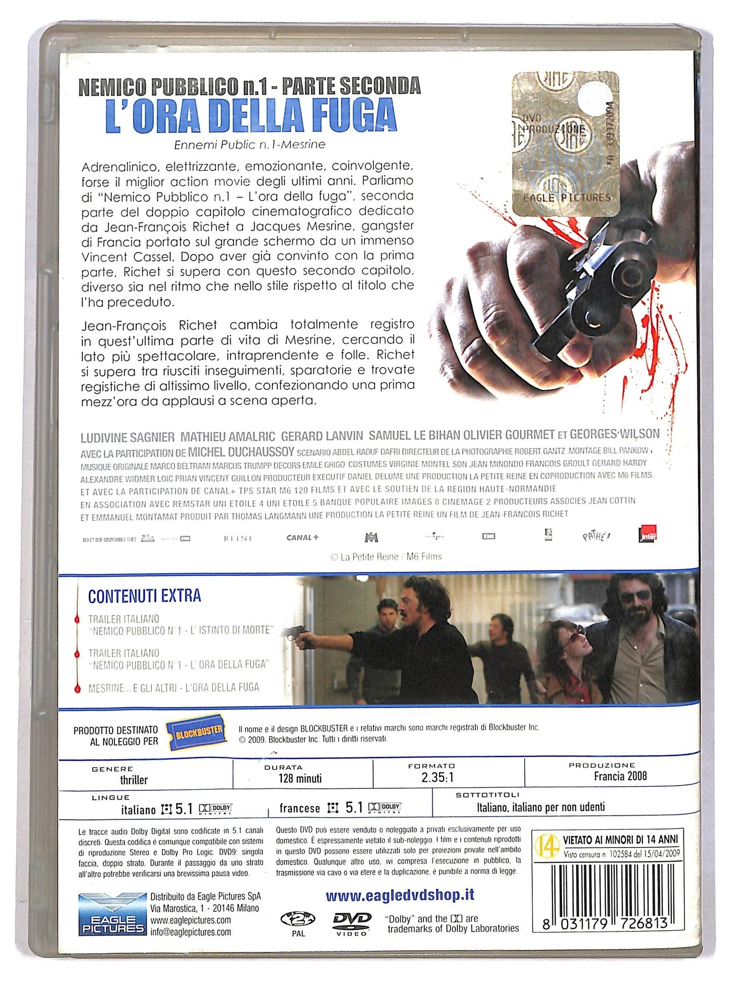 EBOND Nemico Pubblico n. 1 - parte seconda - L'ora della NOLEGGIO DVD D791631