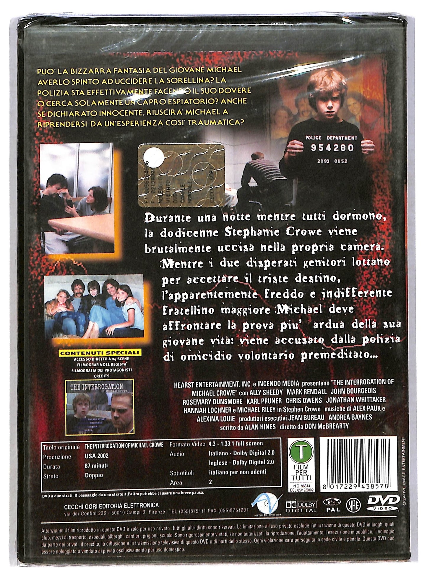 EBOND The Interrogation of Michael Crowe DVD D791711