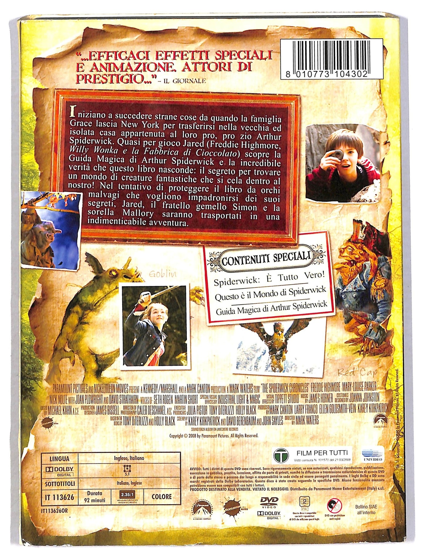 EBOND Spiderwick - Le cronache DVD D791754