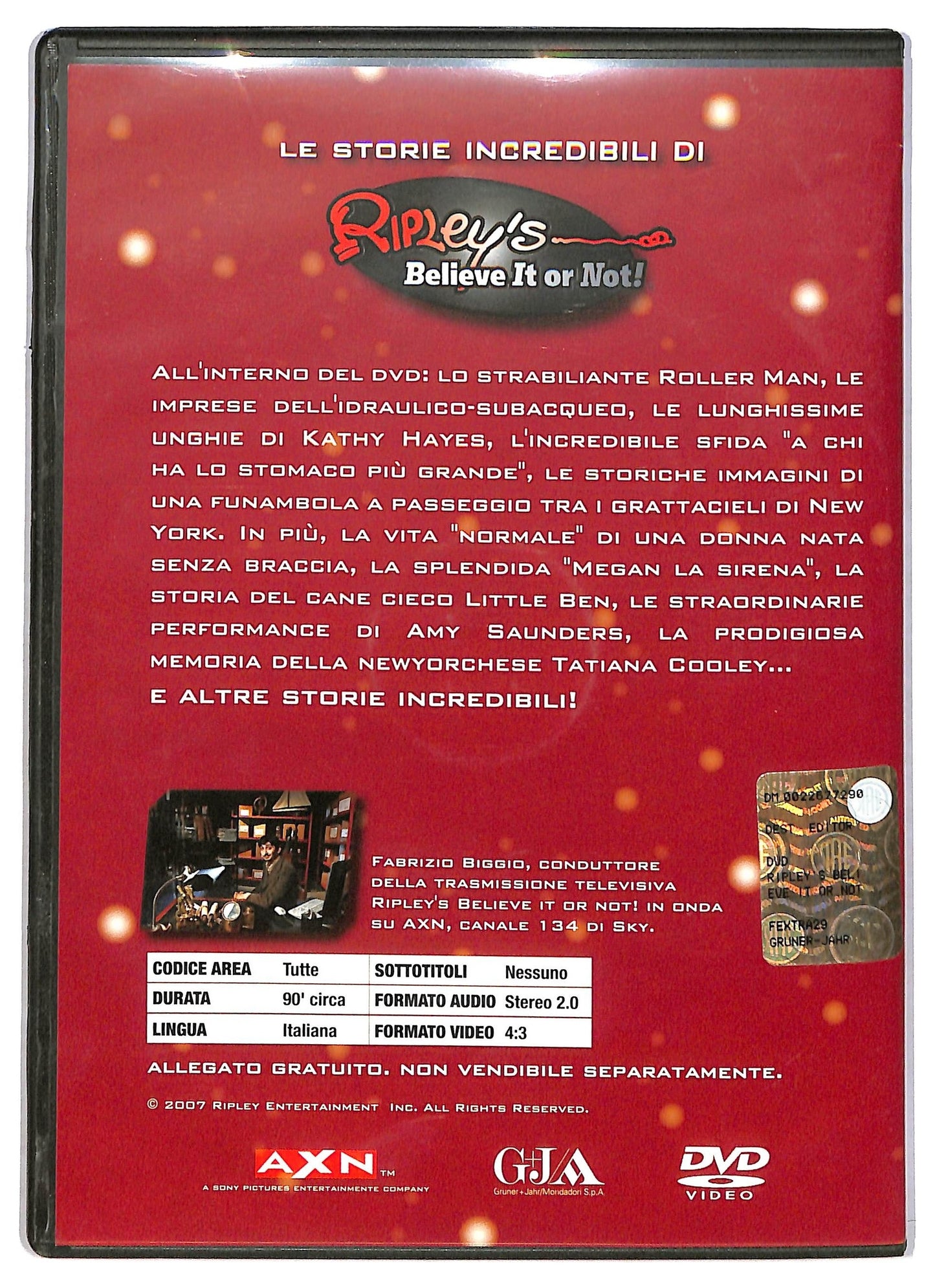 EBOND le storie incredibili di ripley's, believe it EDITORIALE DVD D791760