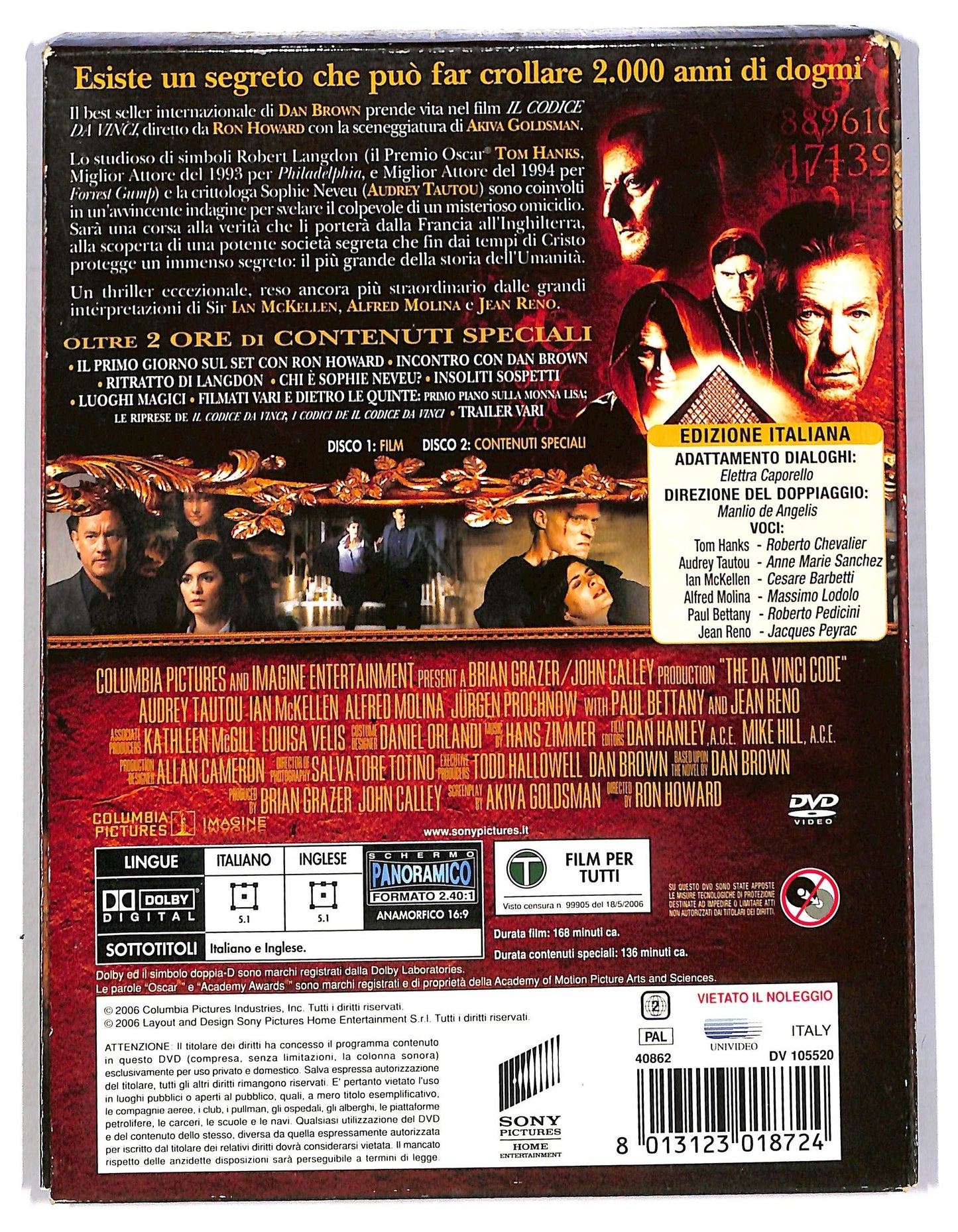EBOND Il codice Da Vinci (2 dischi) EXTENDED CUT DIGIPACK DVD D791803