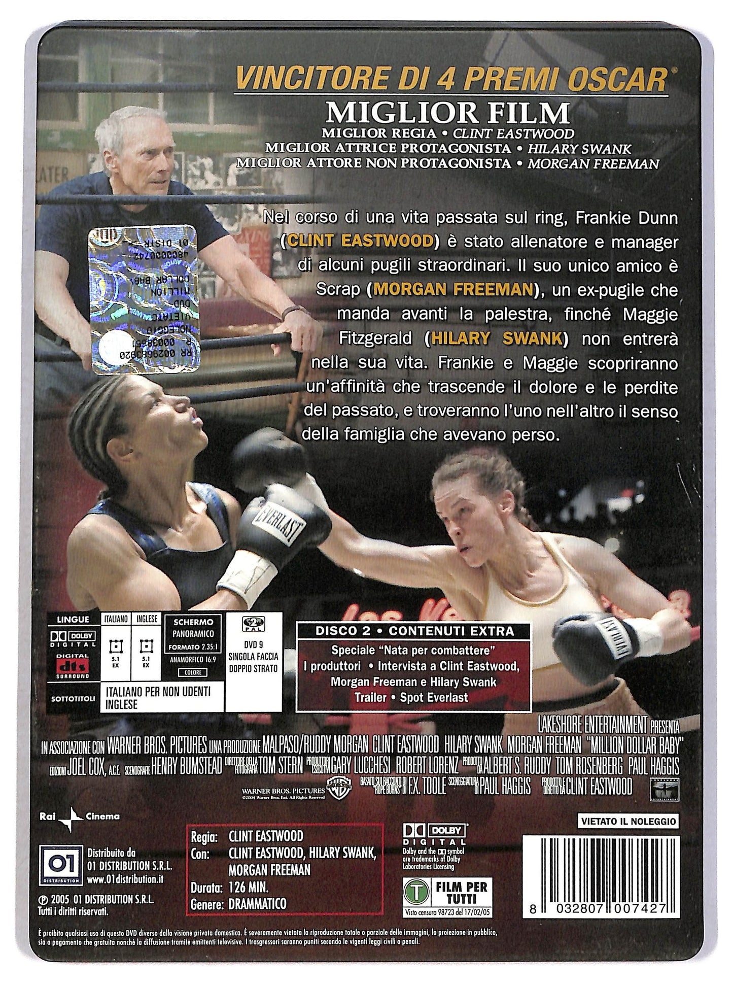 EBOND million dollar baby STEELBOOK DVD D791806