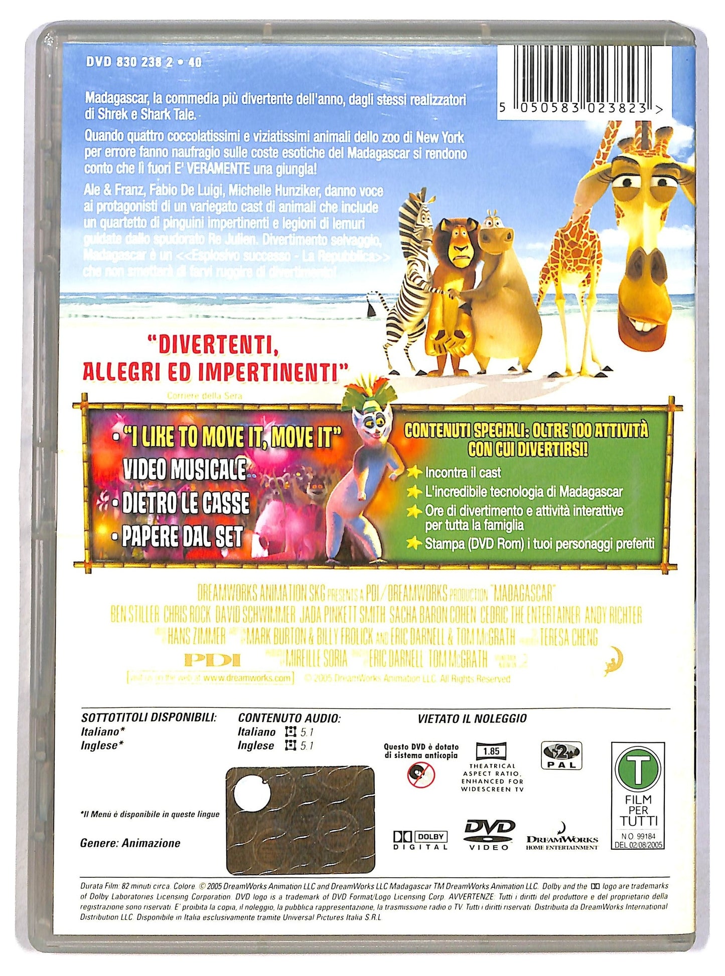EBOND madagascar DVD D791820