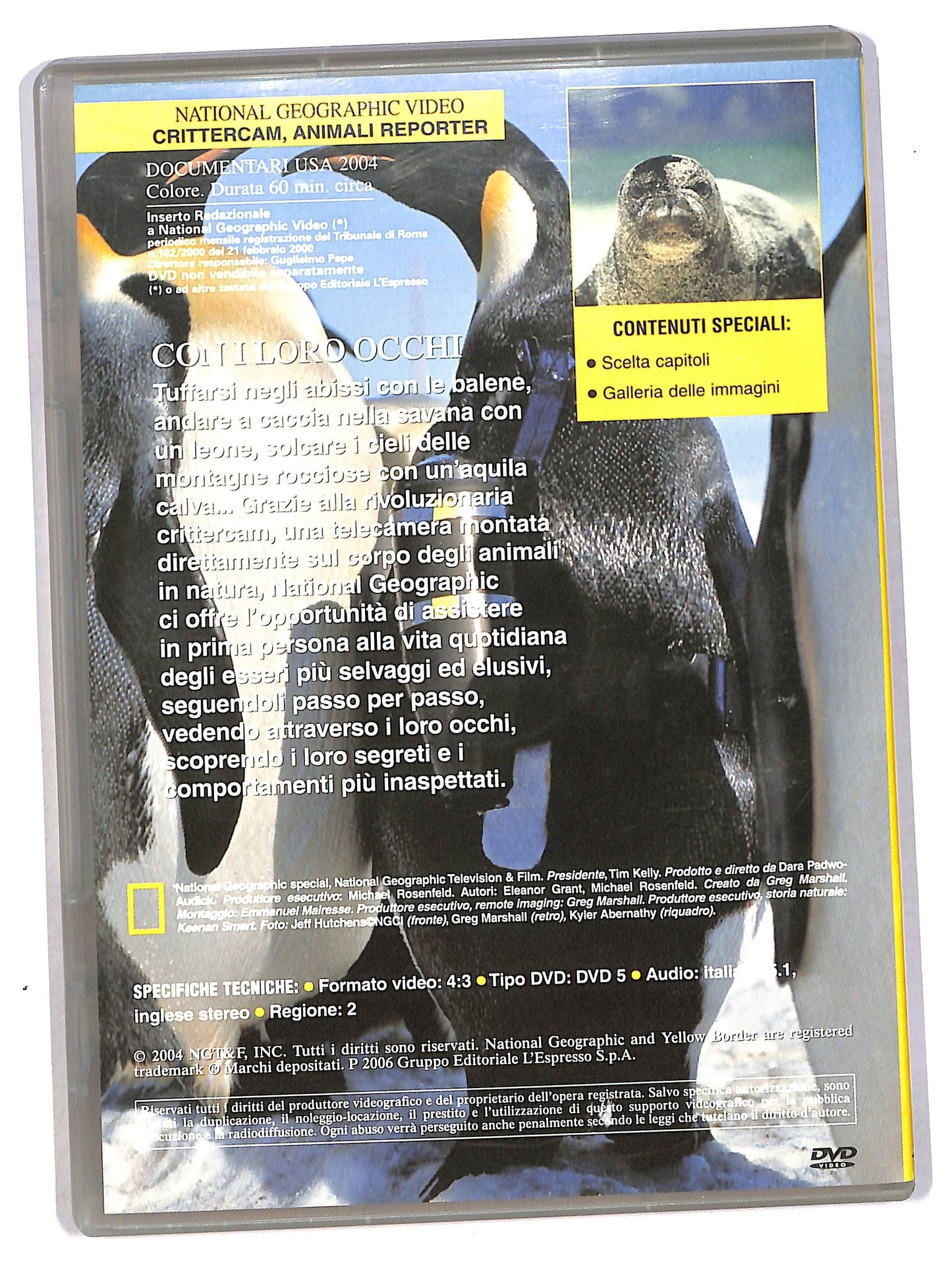 EBOND Animali Reporter: Crittecam - National Geographic Vol.44 DVD D791856