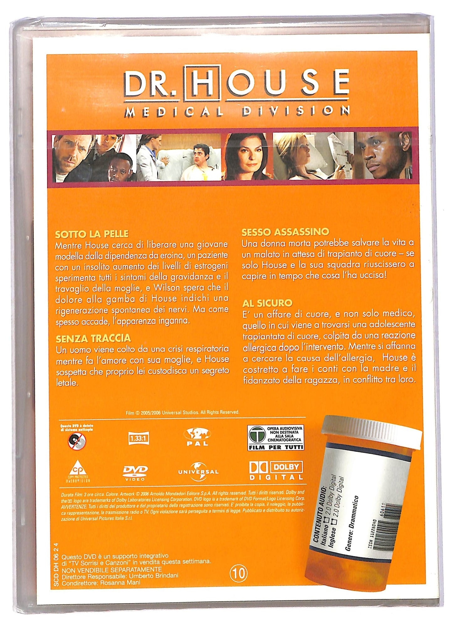 EBOND DR. House Medical Division Stagione 2 Disco 4 Epis 13 - 16 EDITORIALE DVD D791861