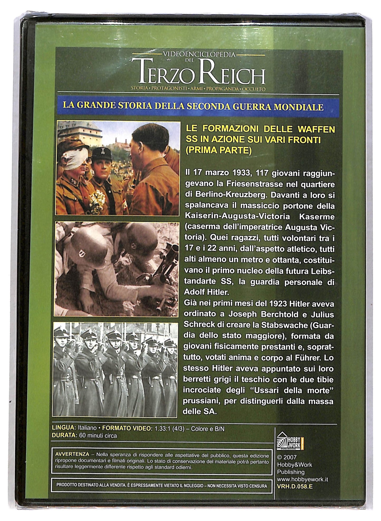 EBOND Videoenciclopedia del Terzo Reich Vol 58 EDITORIALE DVD D791905