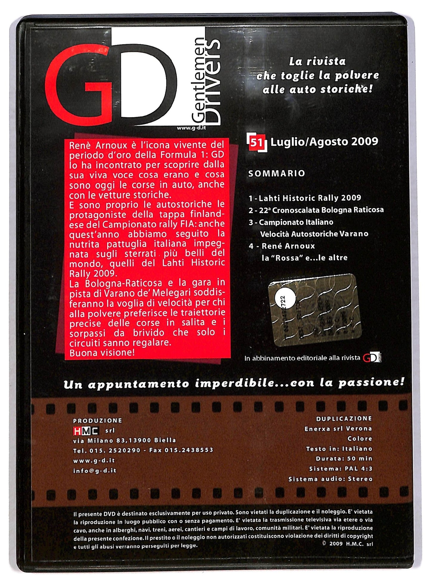 EBOND Gentlemen drivers - rene arnoux la rossa e le altre EDITORIALE DVD D791910