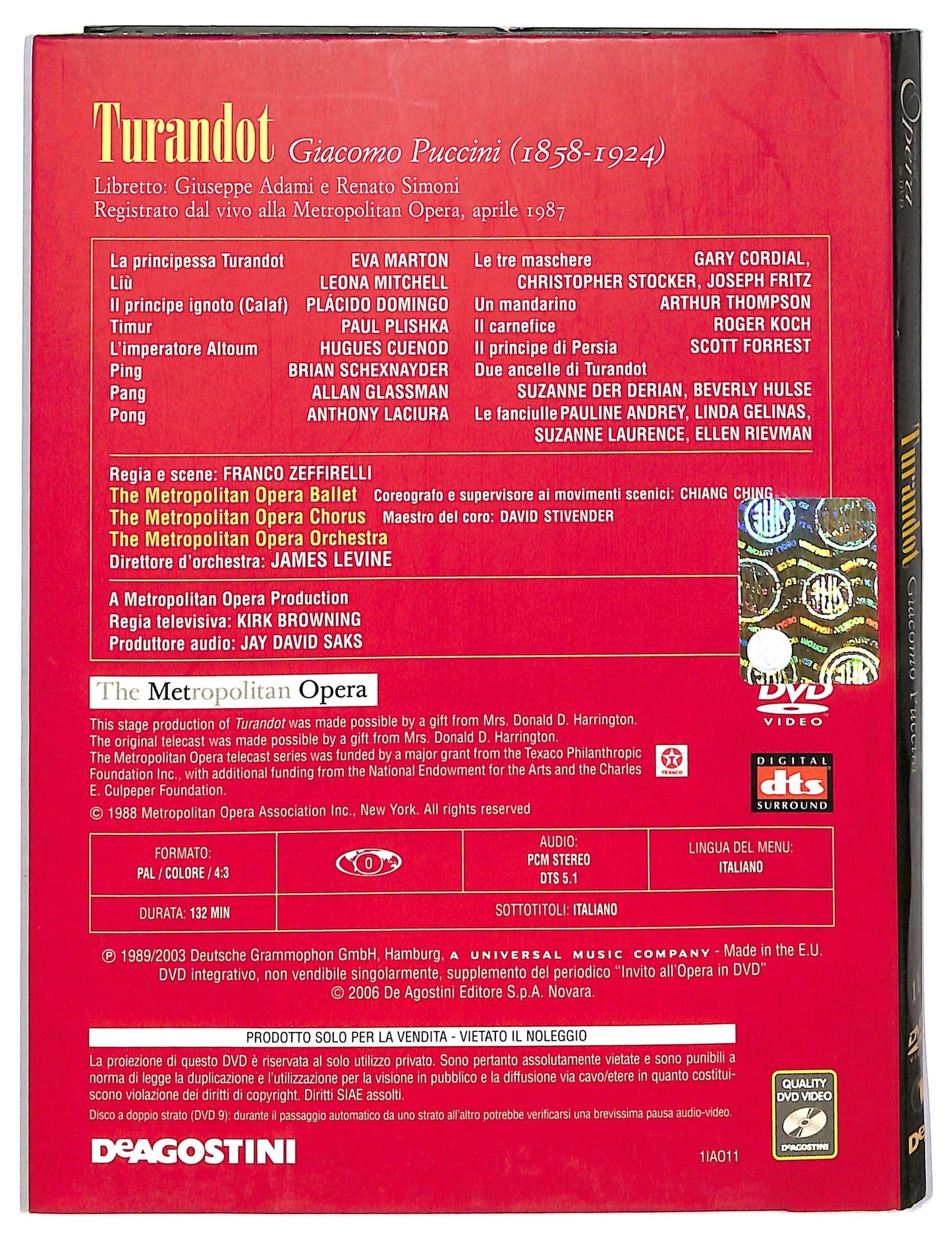 EBOND Turandot - Invito all'Opera in DVD EDITORIALE DVD D791920