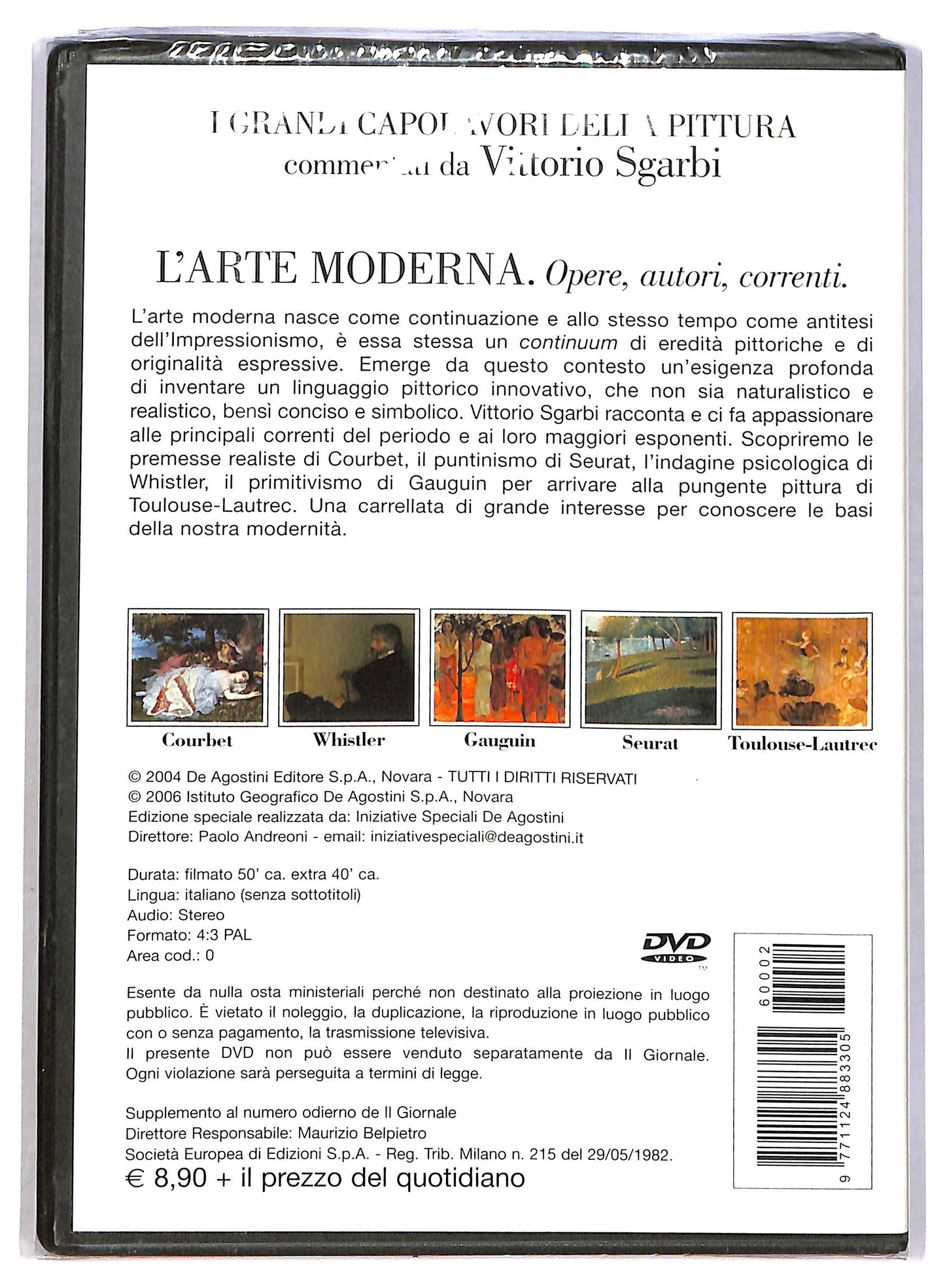 EBOND I Grandi Capolavori della Pittura - L'Arte Moderna EDITORIALE DVD D791934