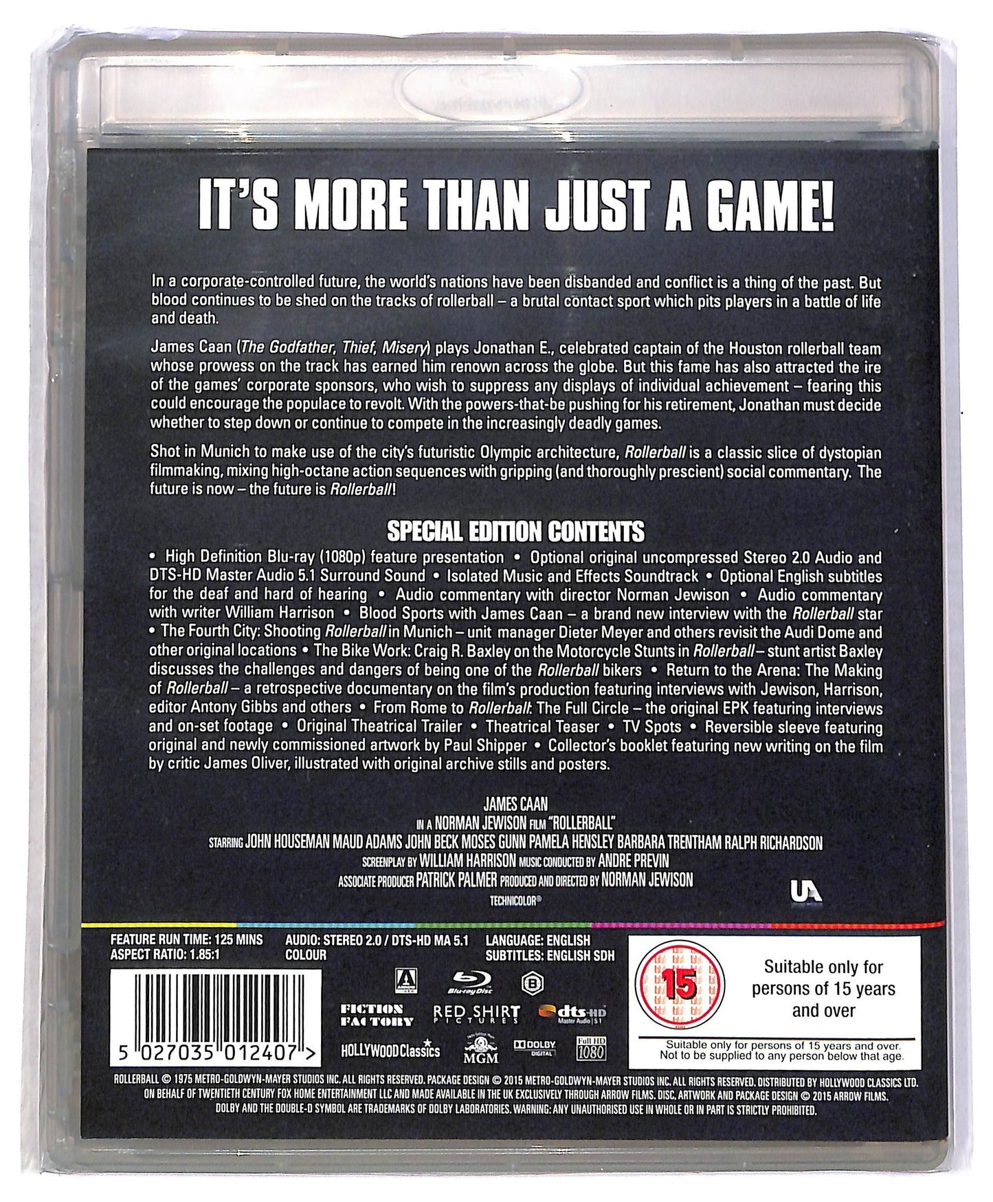 EBOND Rollerball edizione UK BLURAY BLURAY BLURAY D791962